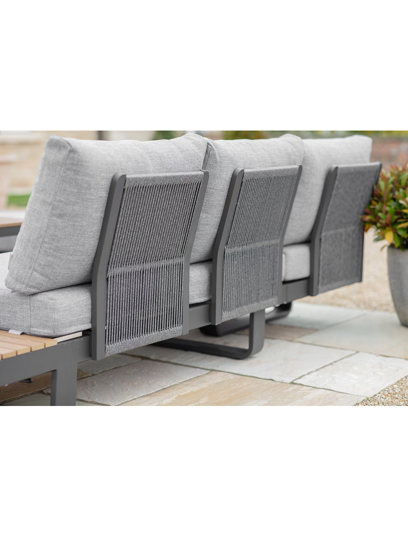Brooklyn 8-Seater Garden Lounge Set Anthracite