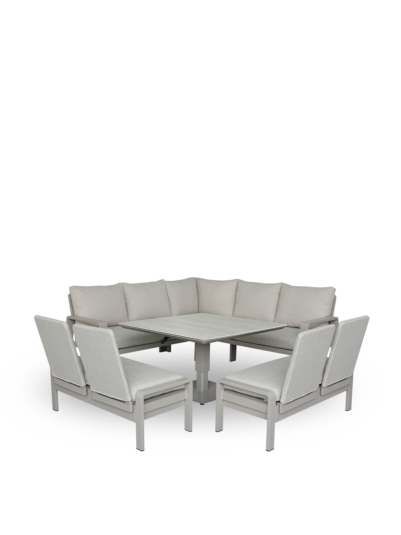 Prague 8-Seater Garden Lounge Set Latte