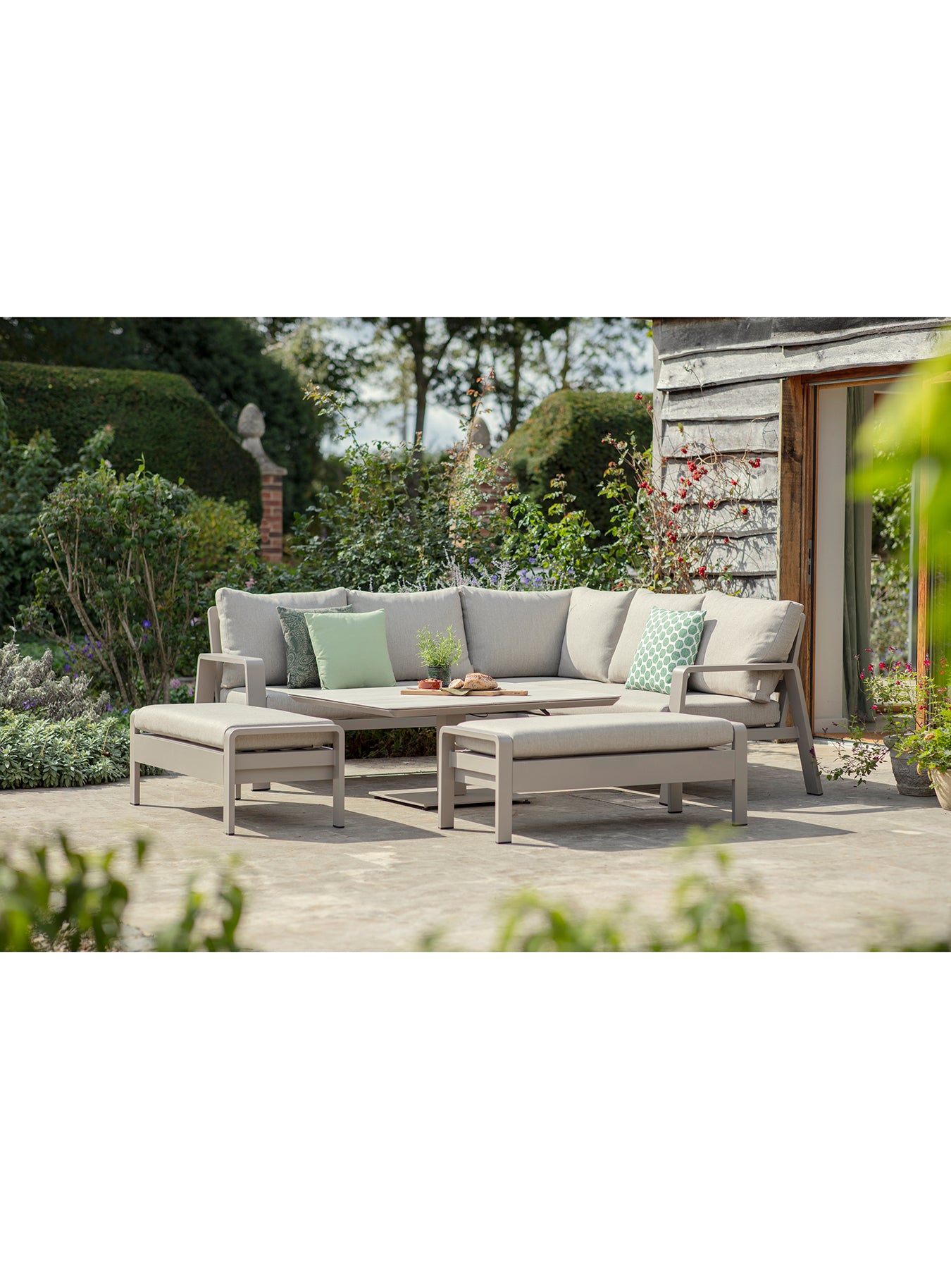 Prague 8-Seater Garden Lounge Set Latte