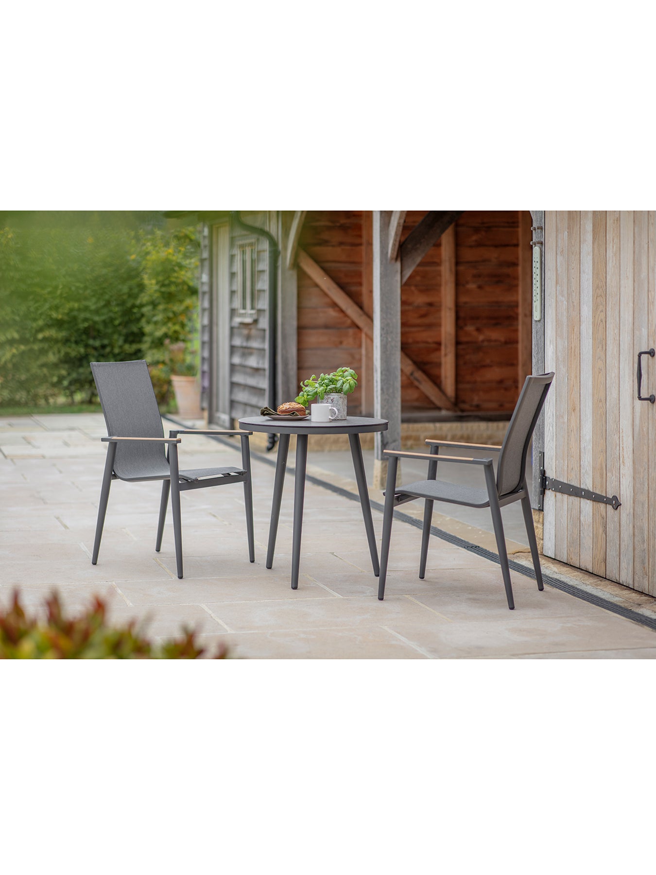Sofia Garden Bistro Set Anthracite
