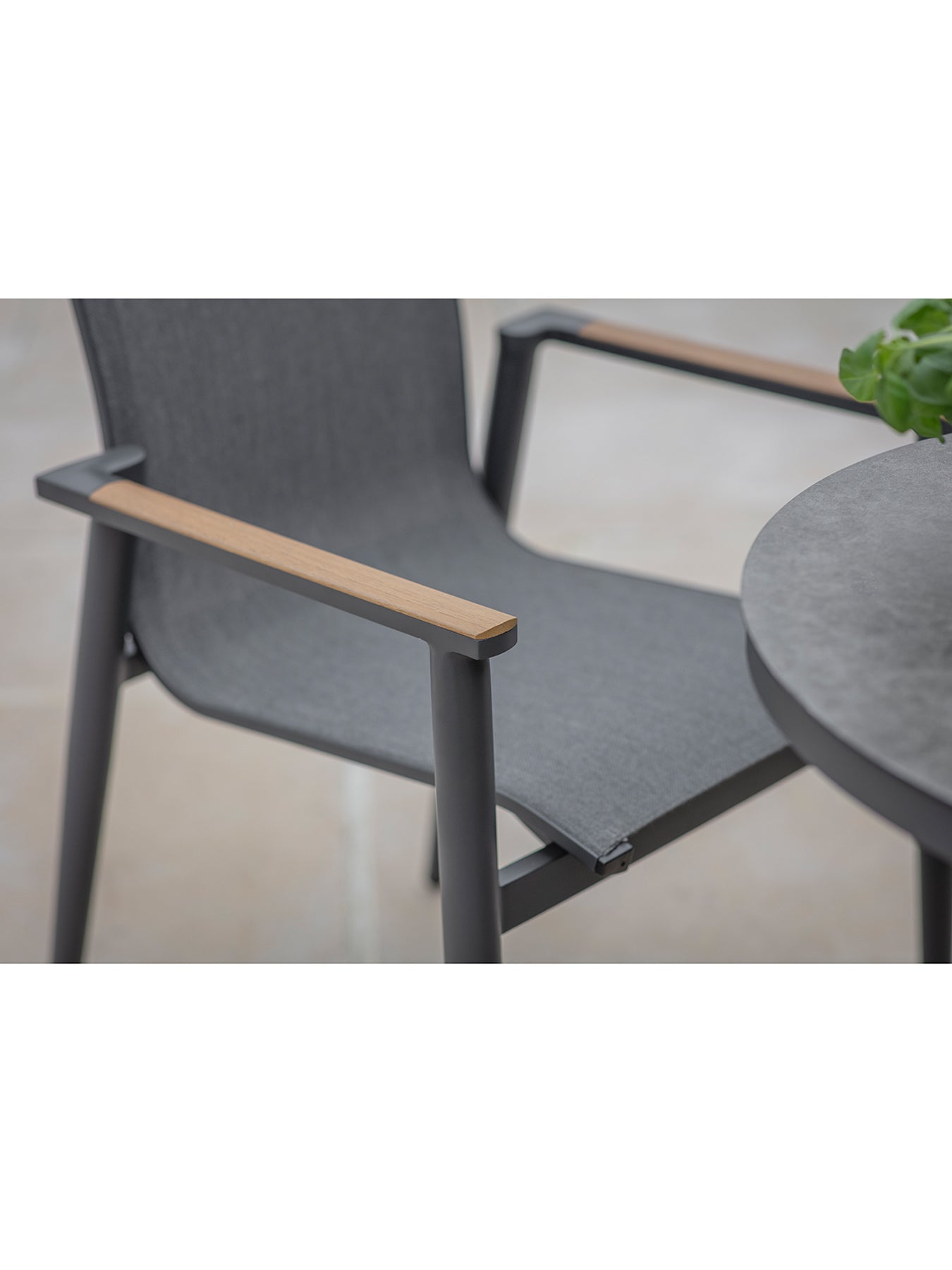 Sofia Garden Bistro Set Anthracite