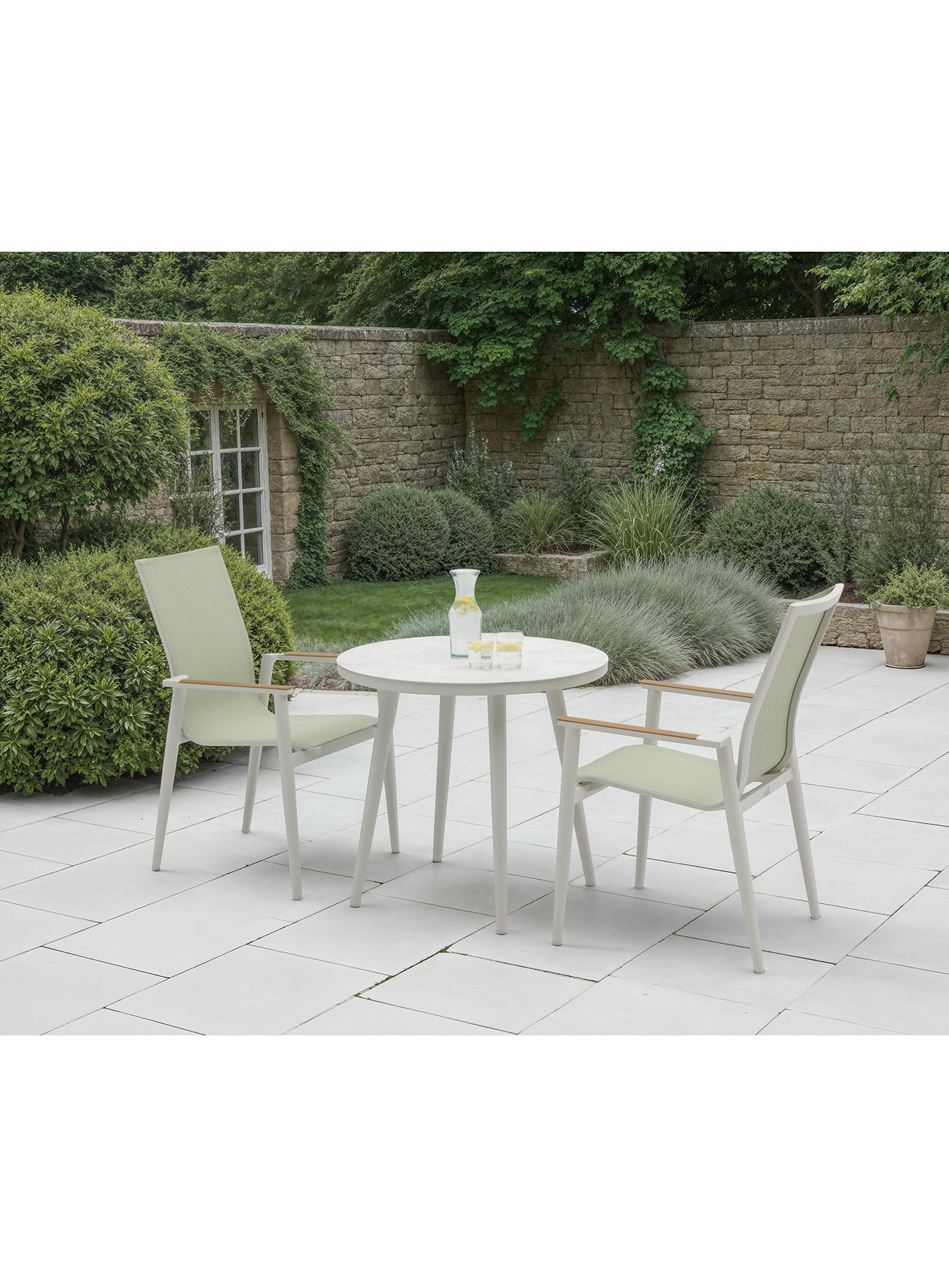 Sofia Garden Bistro Set Green