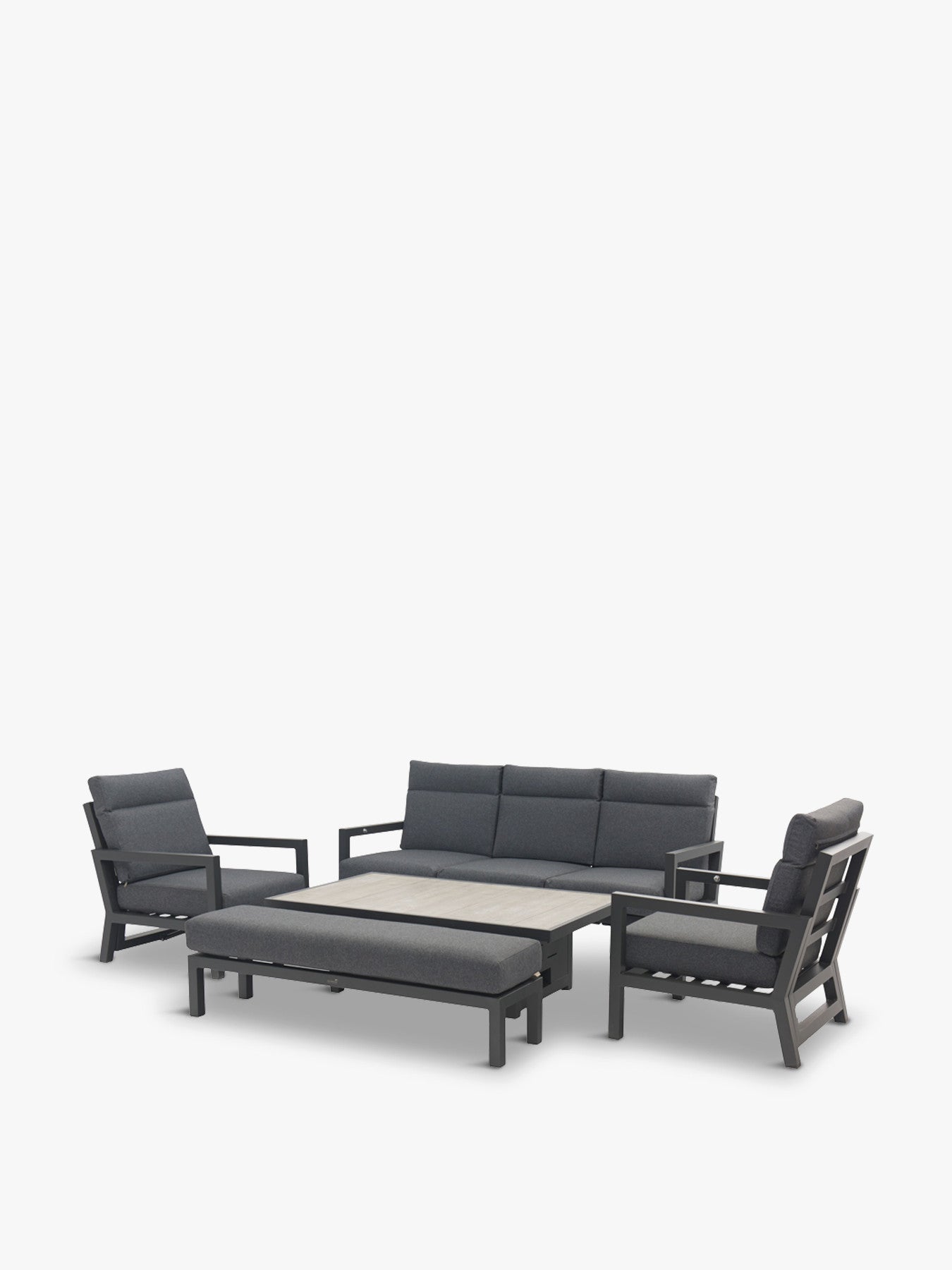 La Rochelle Reclining 3 Seat Sofa, Adjustable Cera