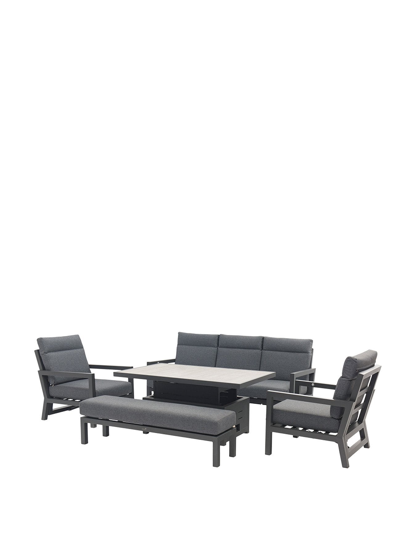 La Rochelle Reclining 3 Seat Sofa, Adjustable Cera