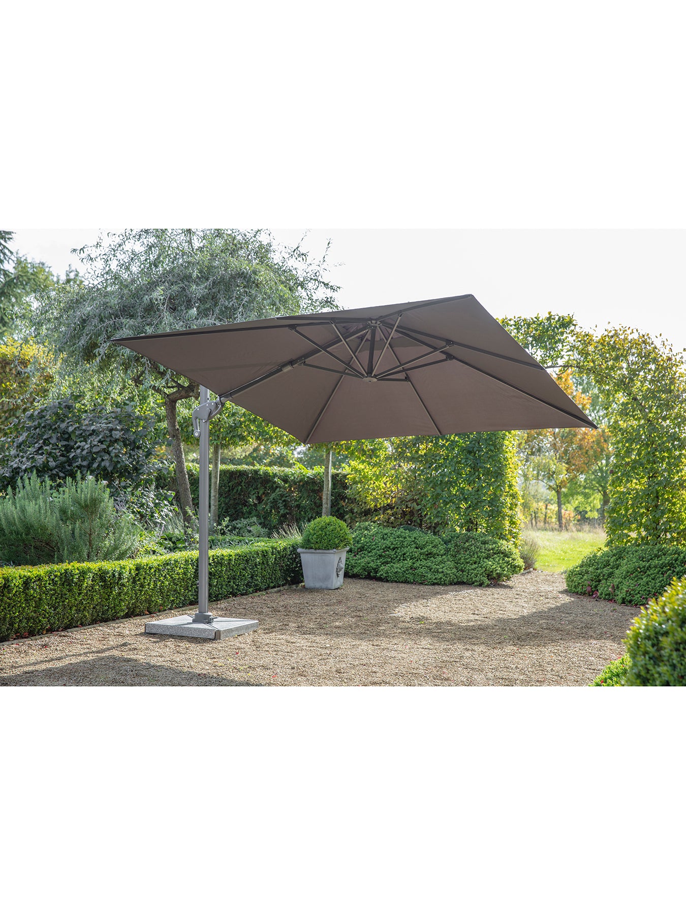 Lichfield Cantilever Garden Parasol Grey