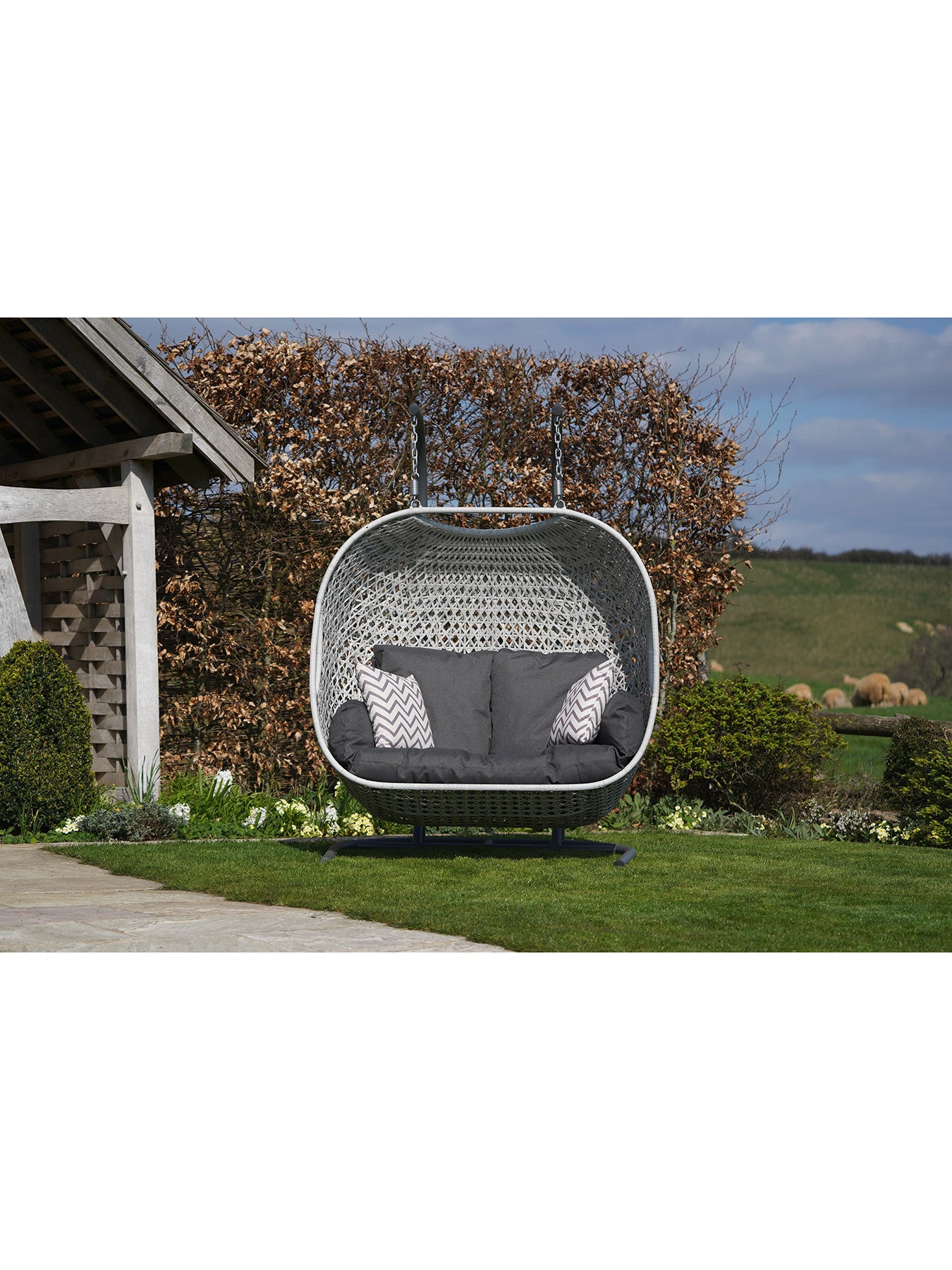 Monterey Double Hanging Cocoon with Cushion