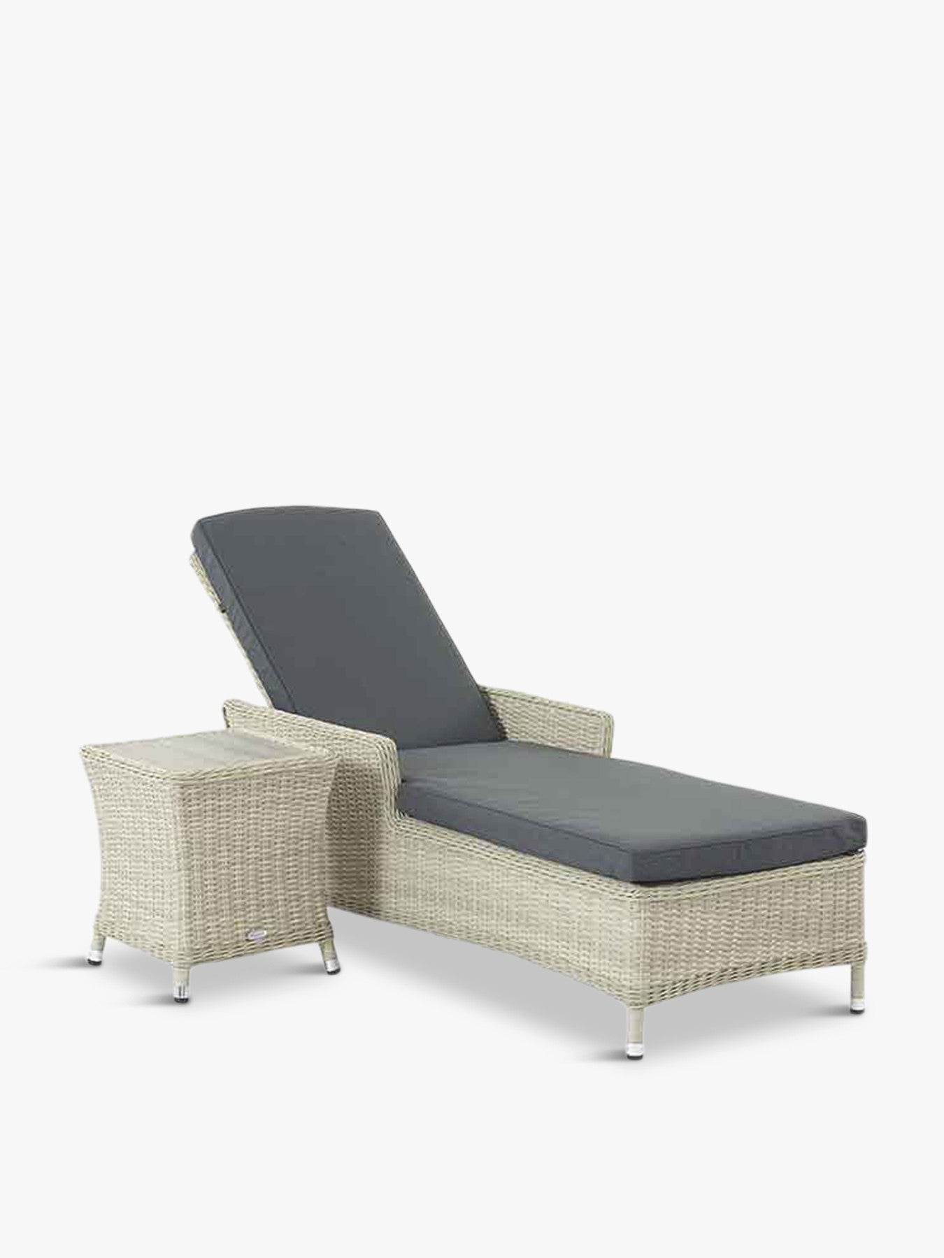 Monterey Lounger & High Coffee Table Dove Grey