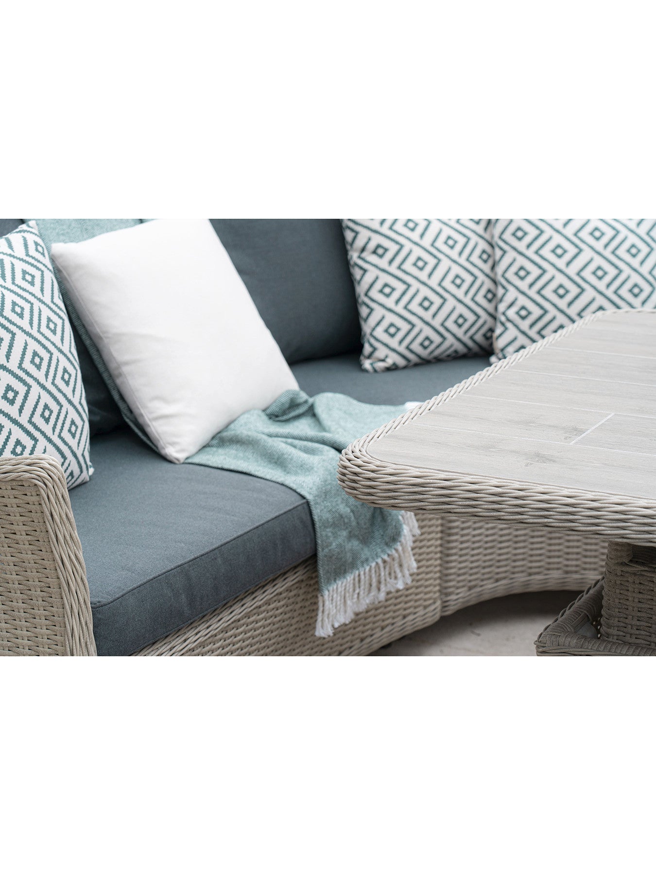 Monterey Modular Sofa Dining Table Set