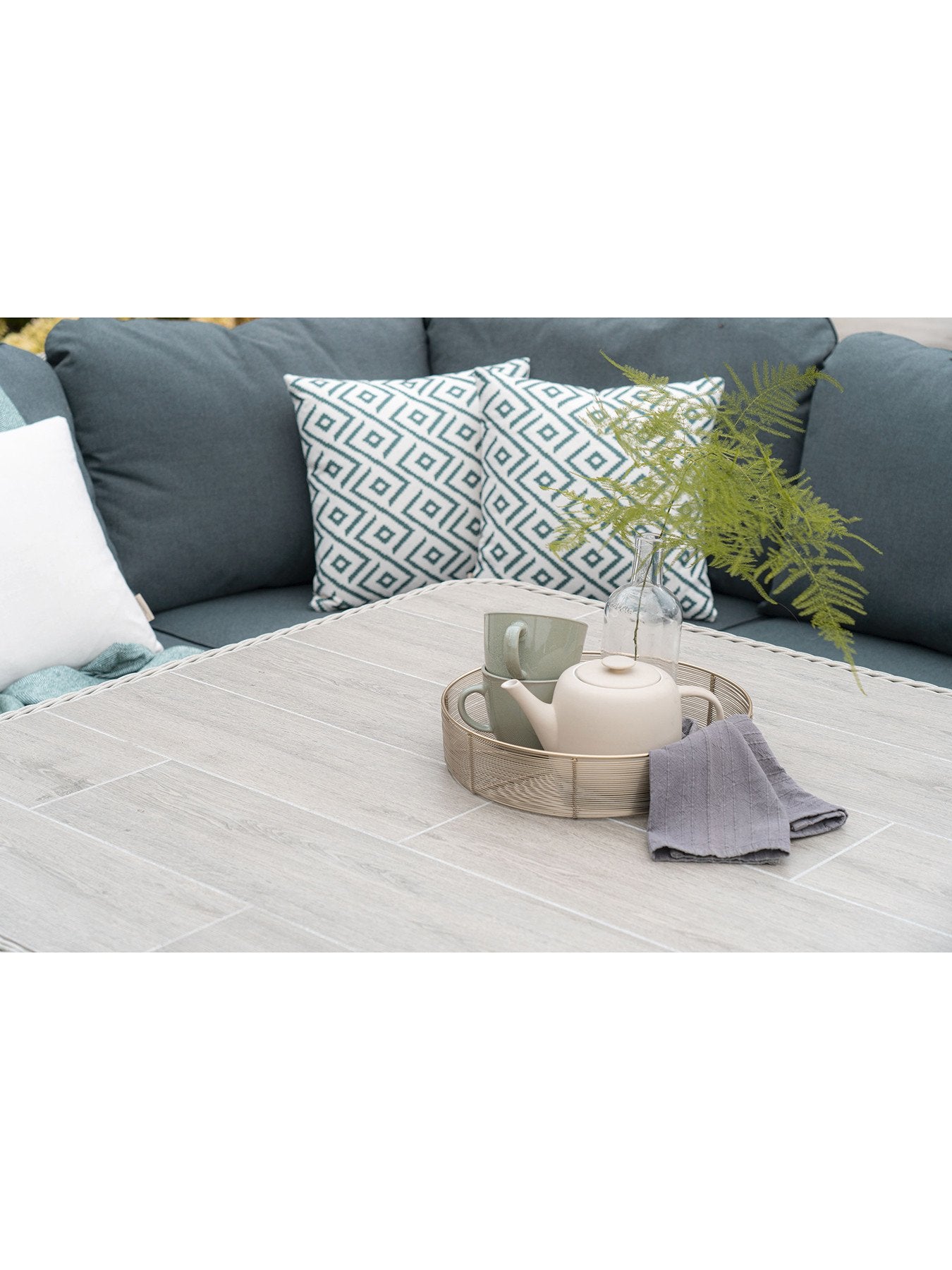 Monterey Modular Sofa Dining Table Set