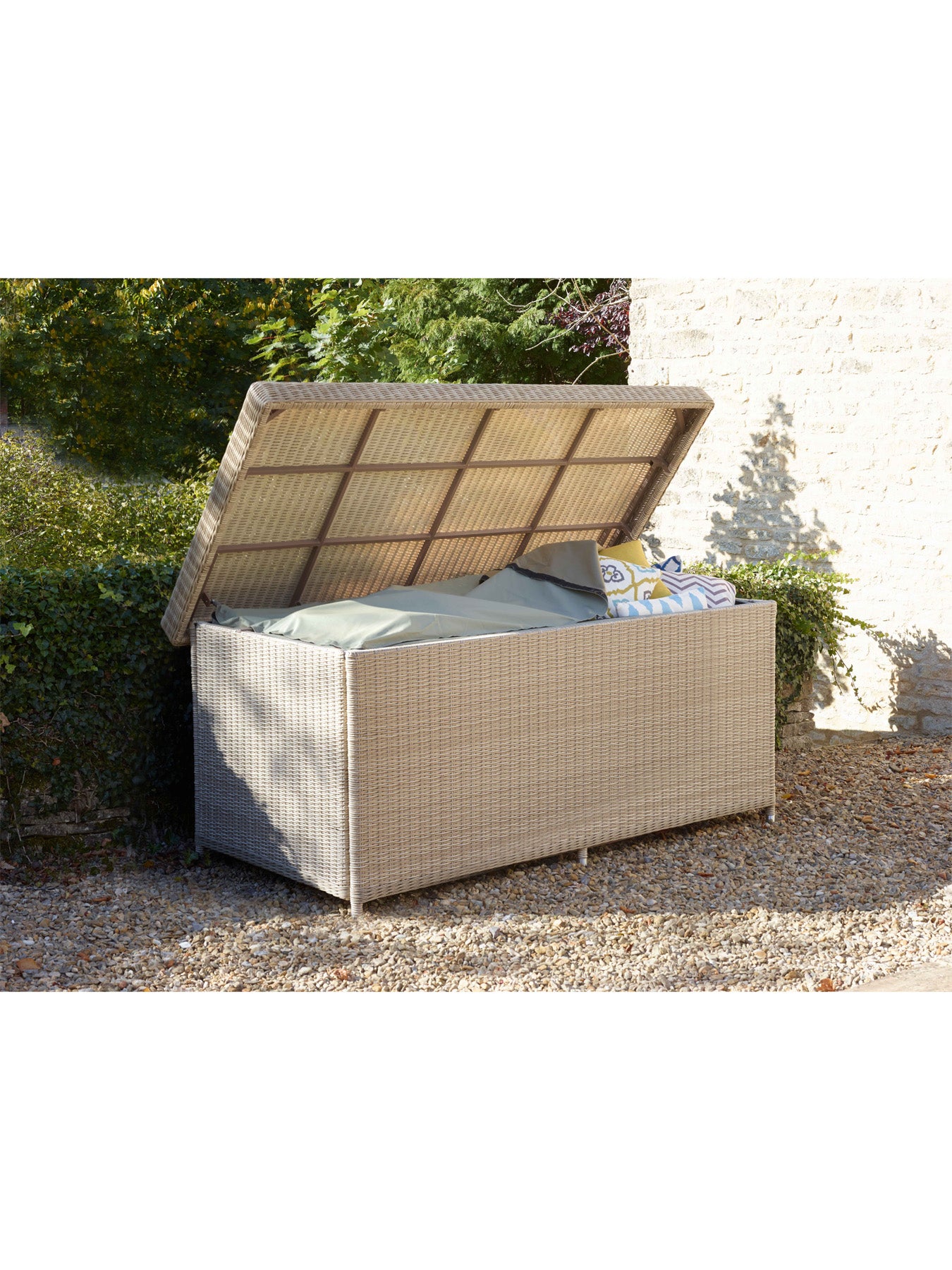 Monterey Rattan Garden Cushion Box Cream