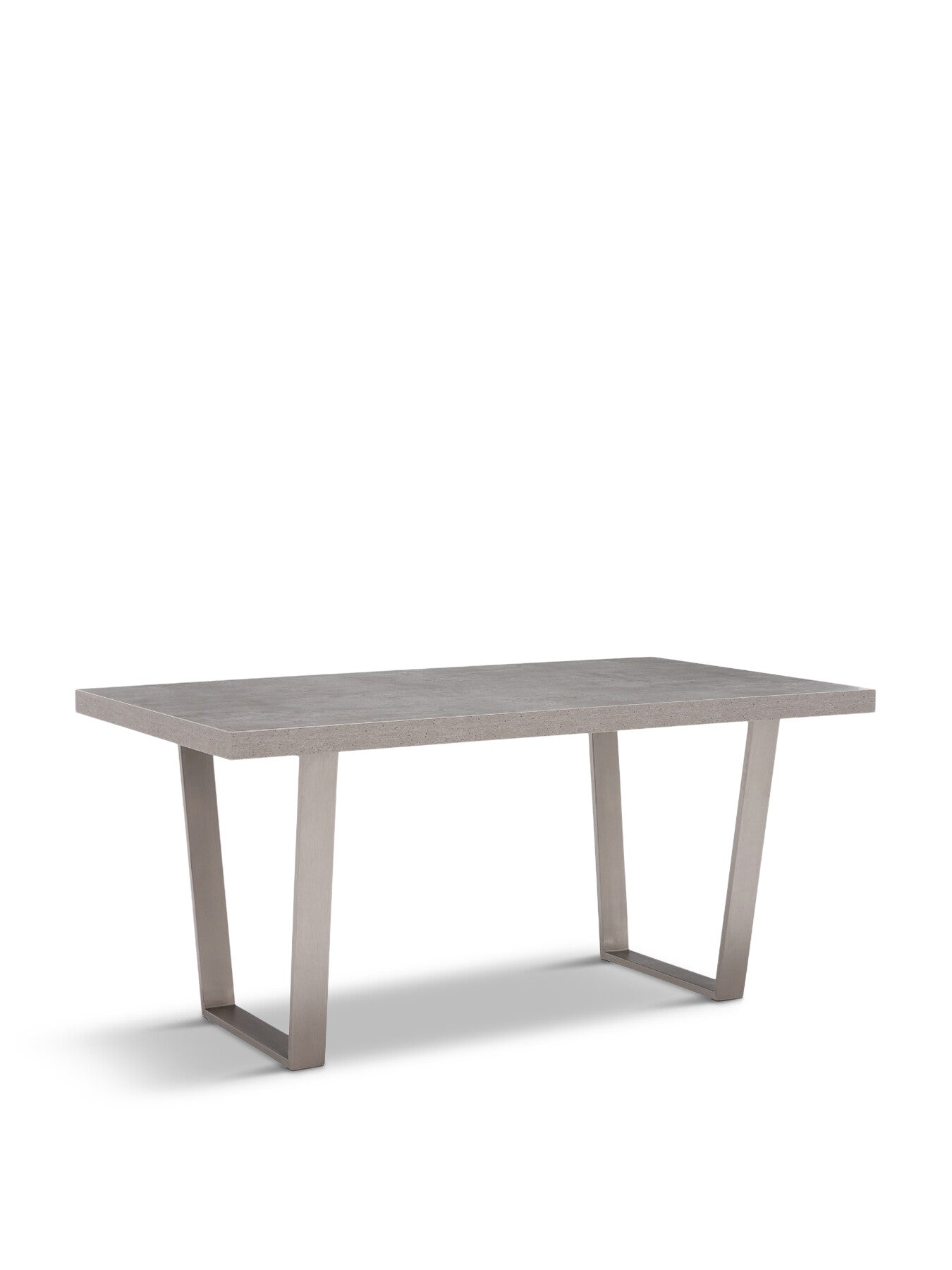 Grey Halmstad Concrete Effect 135cm Dining Table, Seats 4