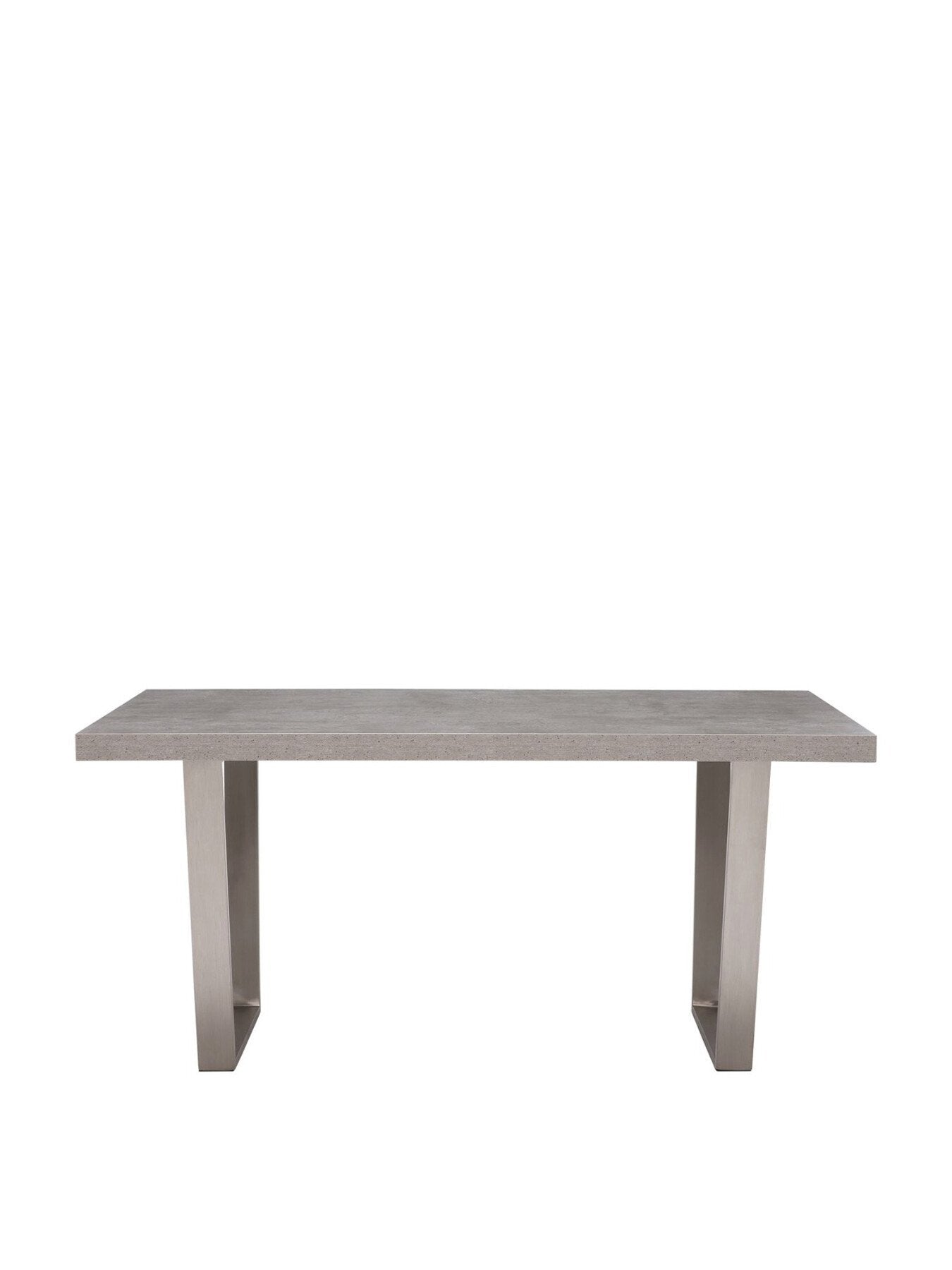 Grey Halmstad Concrete Effect 135cm Dining Table, Seats 4