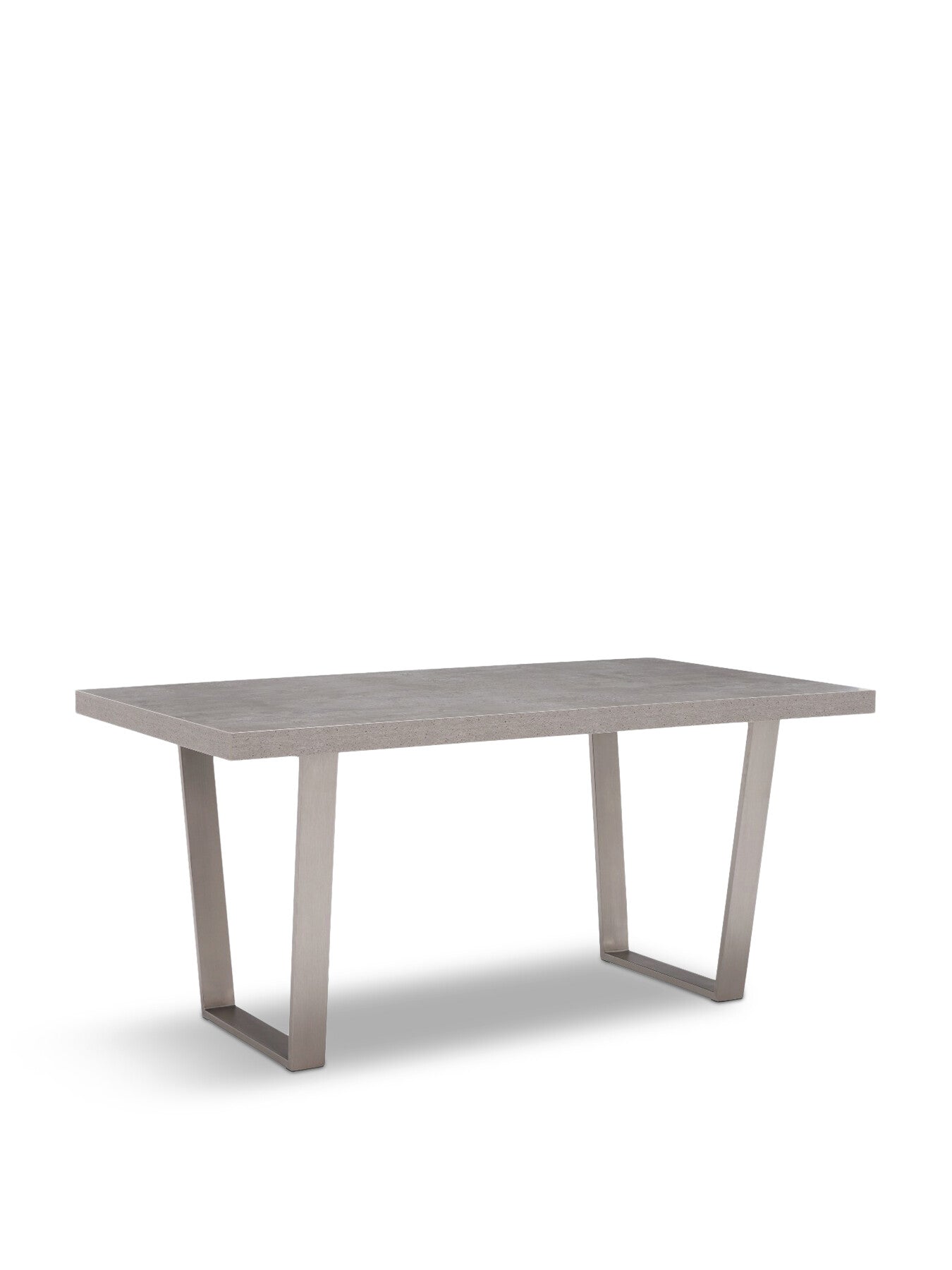Grey Halmstad Concrete Effect 200cm Dining Table, Seats 4-6
