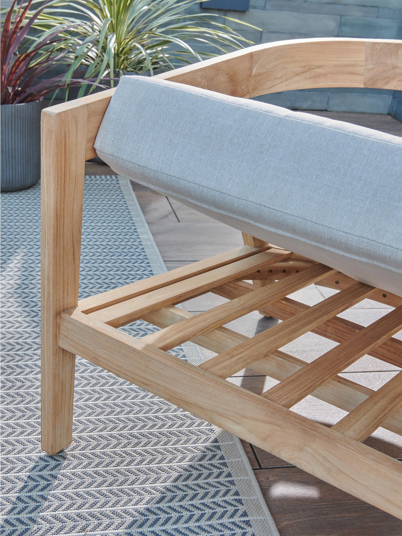 Kubu Lounge Set with 2 Seater Sofa 2 Lounge Chairs & Coffee Table