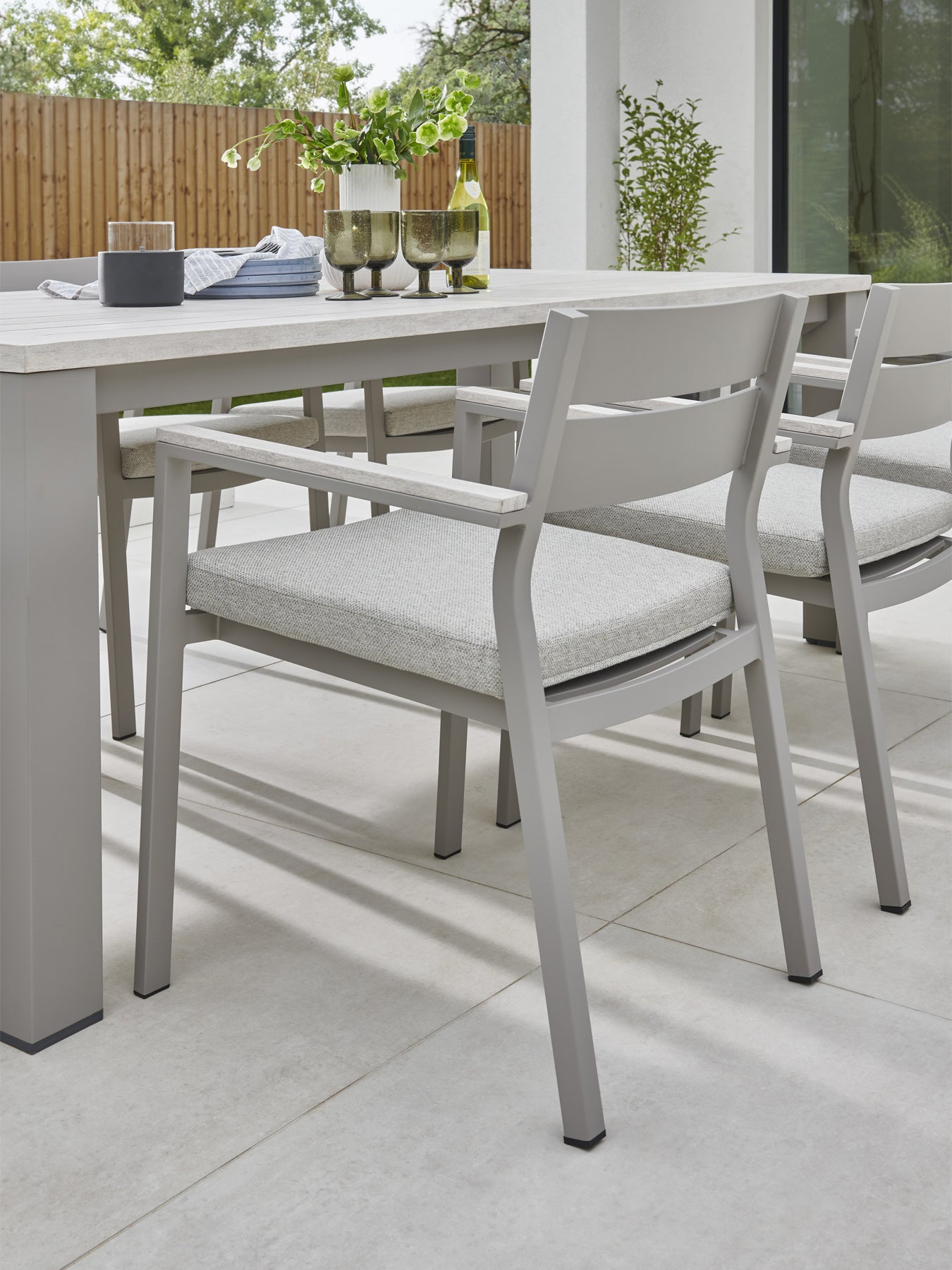 Marina 6 Seater Dining Table with 6 Chairs