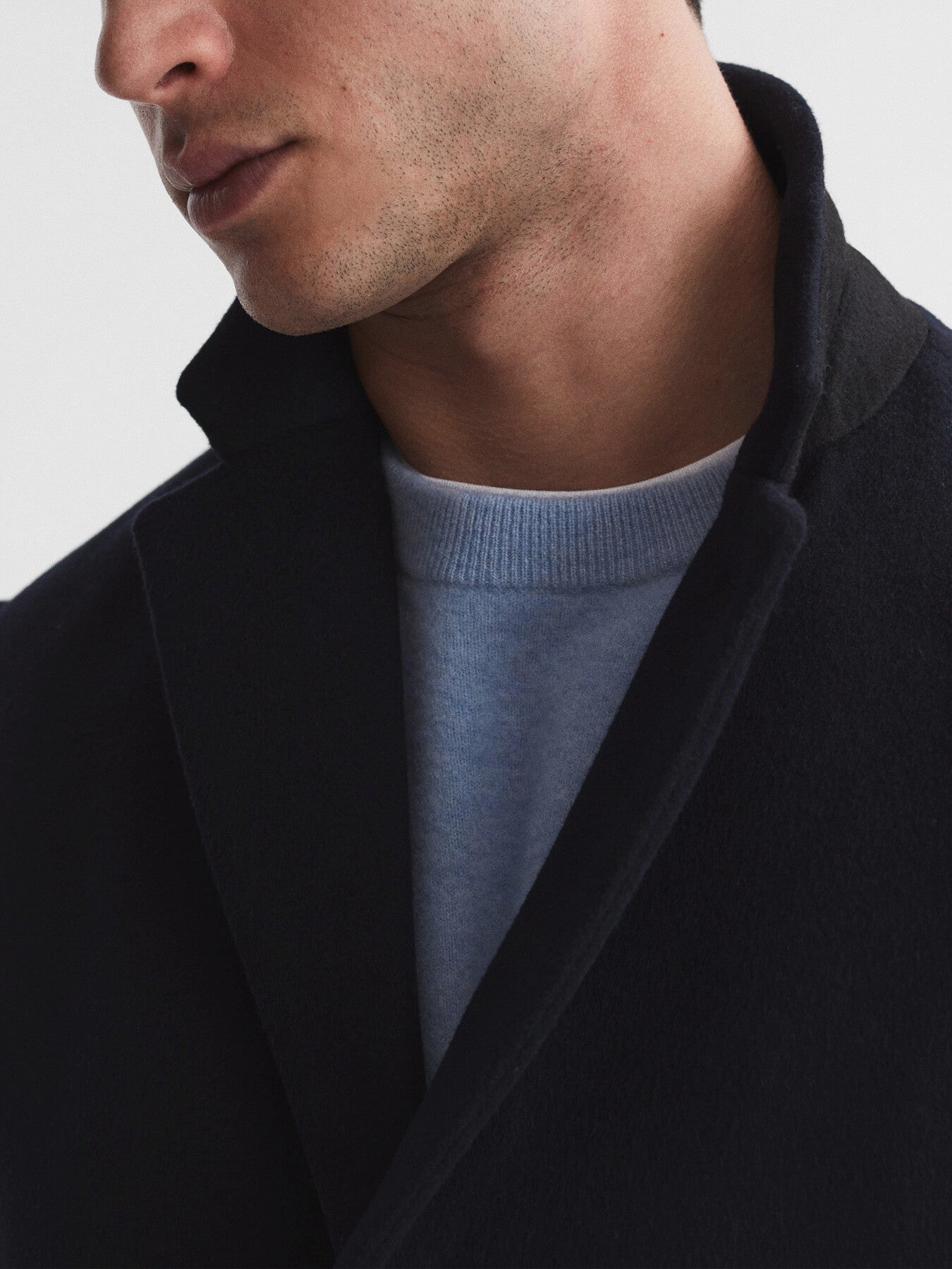 Gable Single Breasted Wool Overcoat