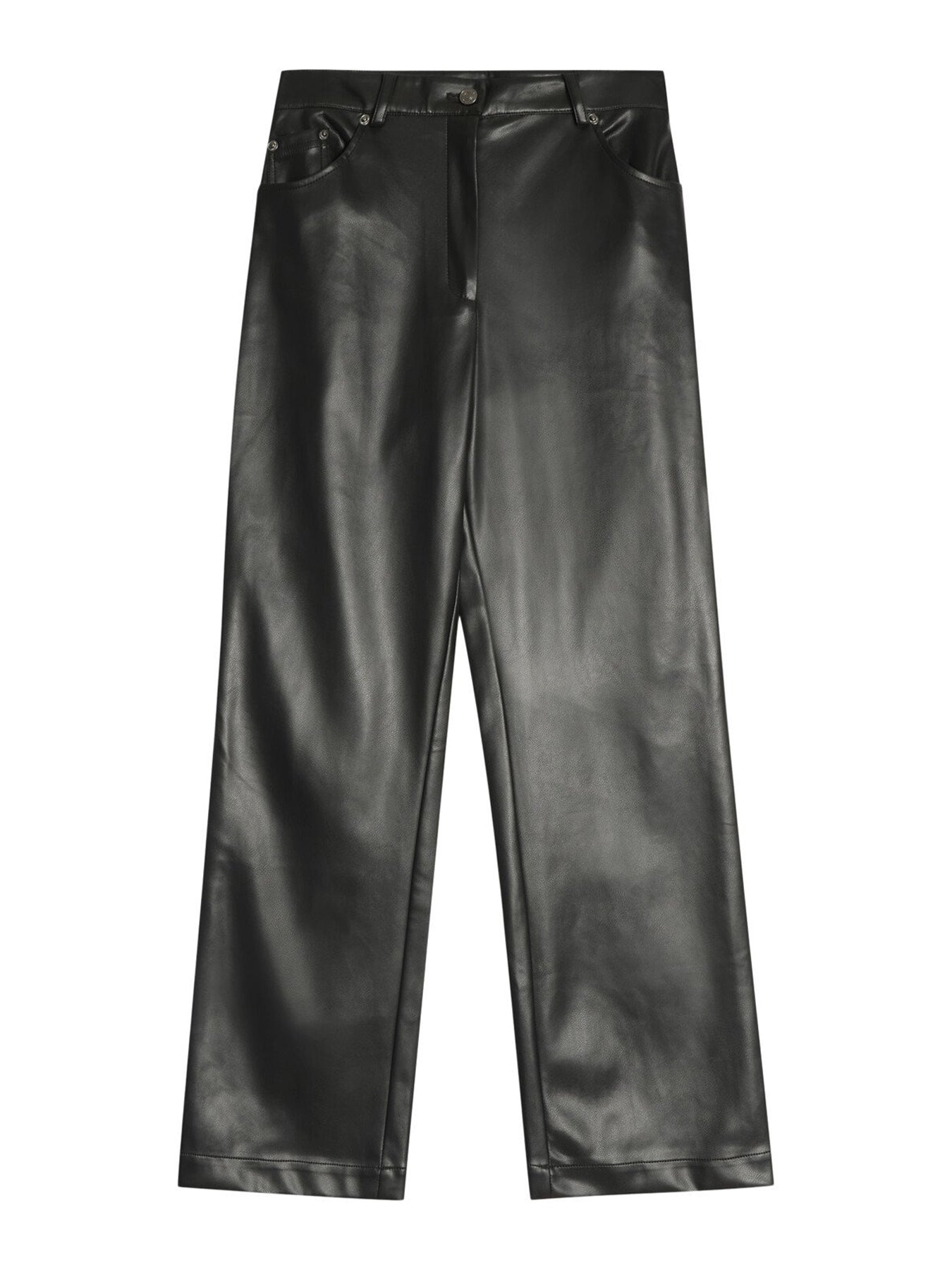 Faux Leather Jeans