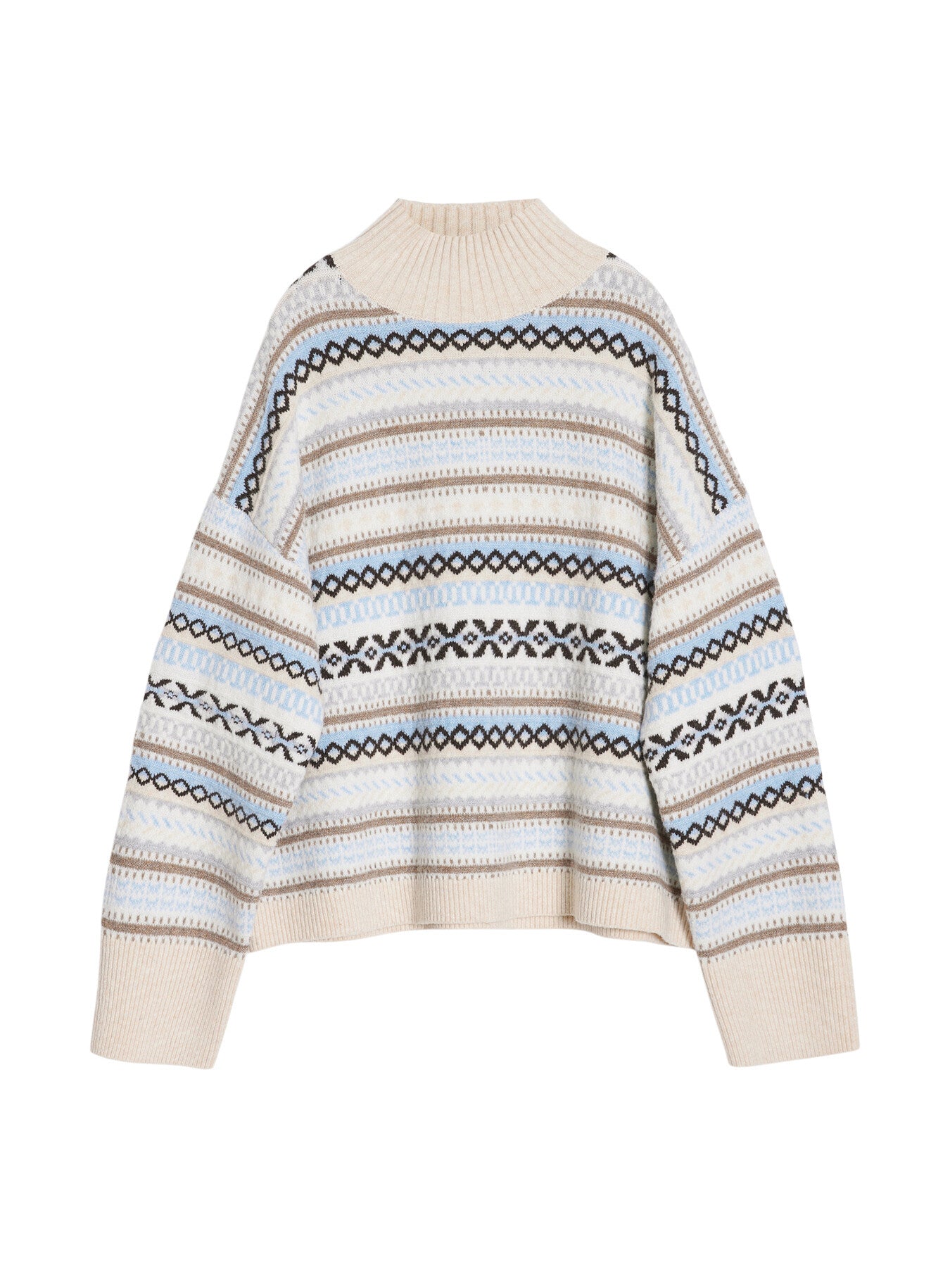 Fair isle Turtle Neck Jumper