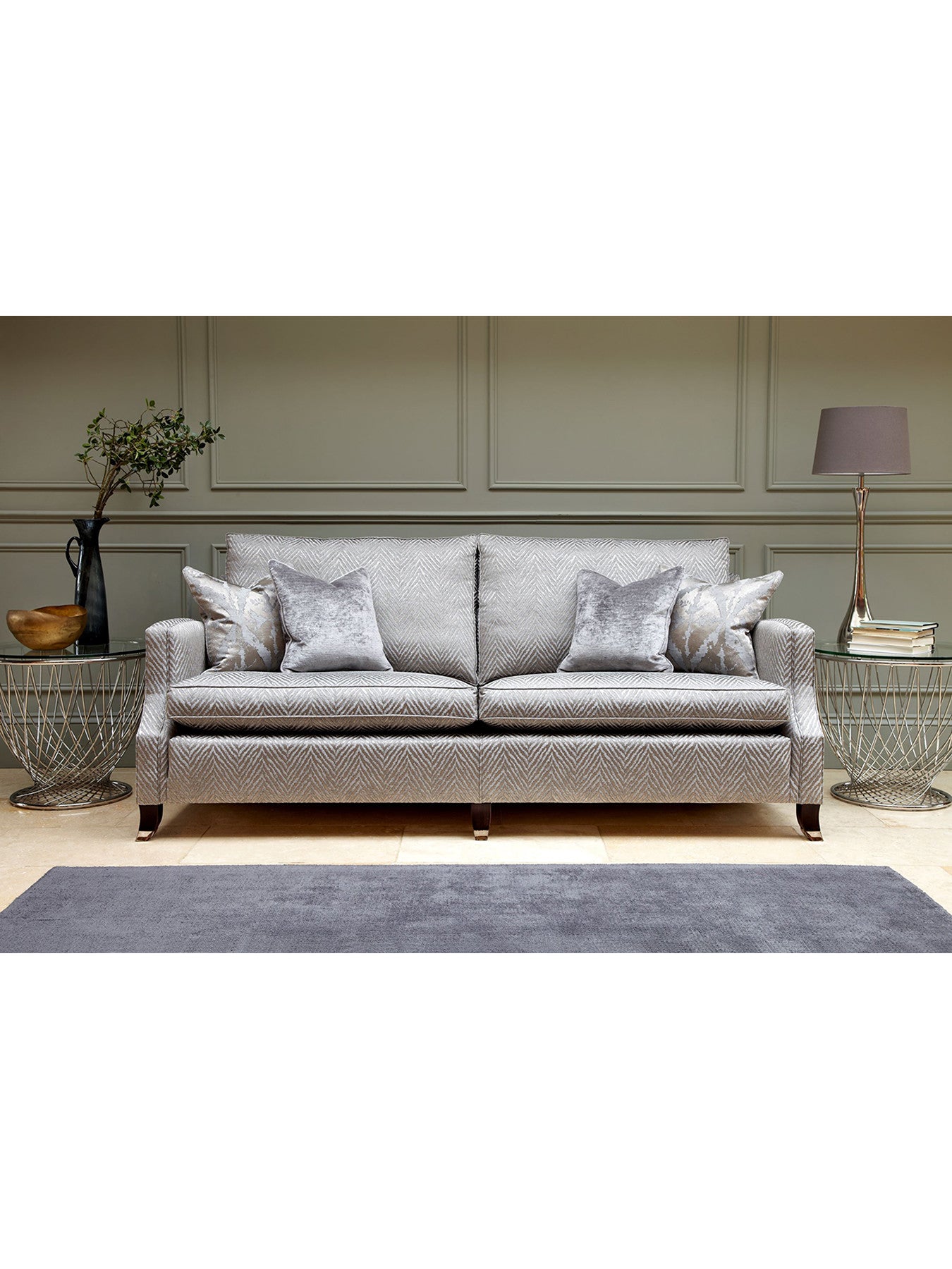 Amelia Grand Sofa with Scatter Cushions
