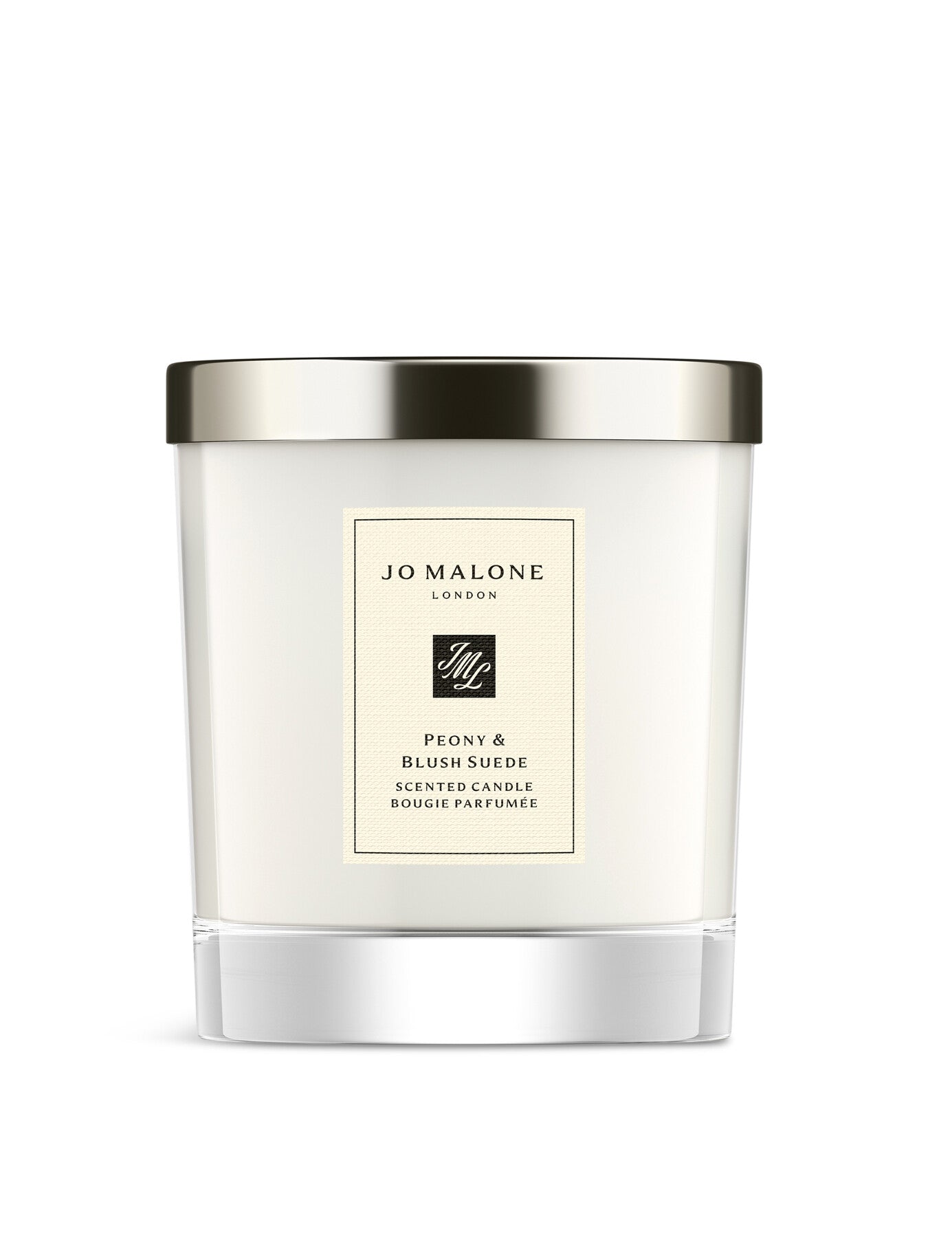 Peony and Blush Suede Home Candle 200g
