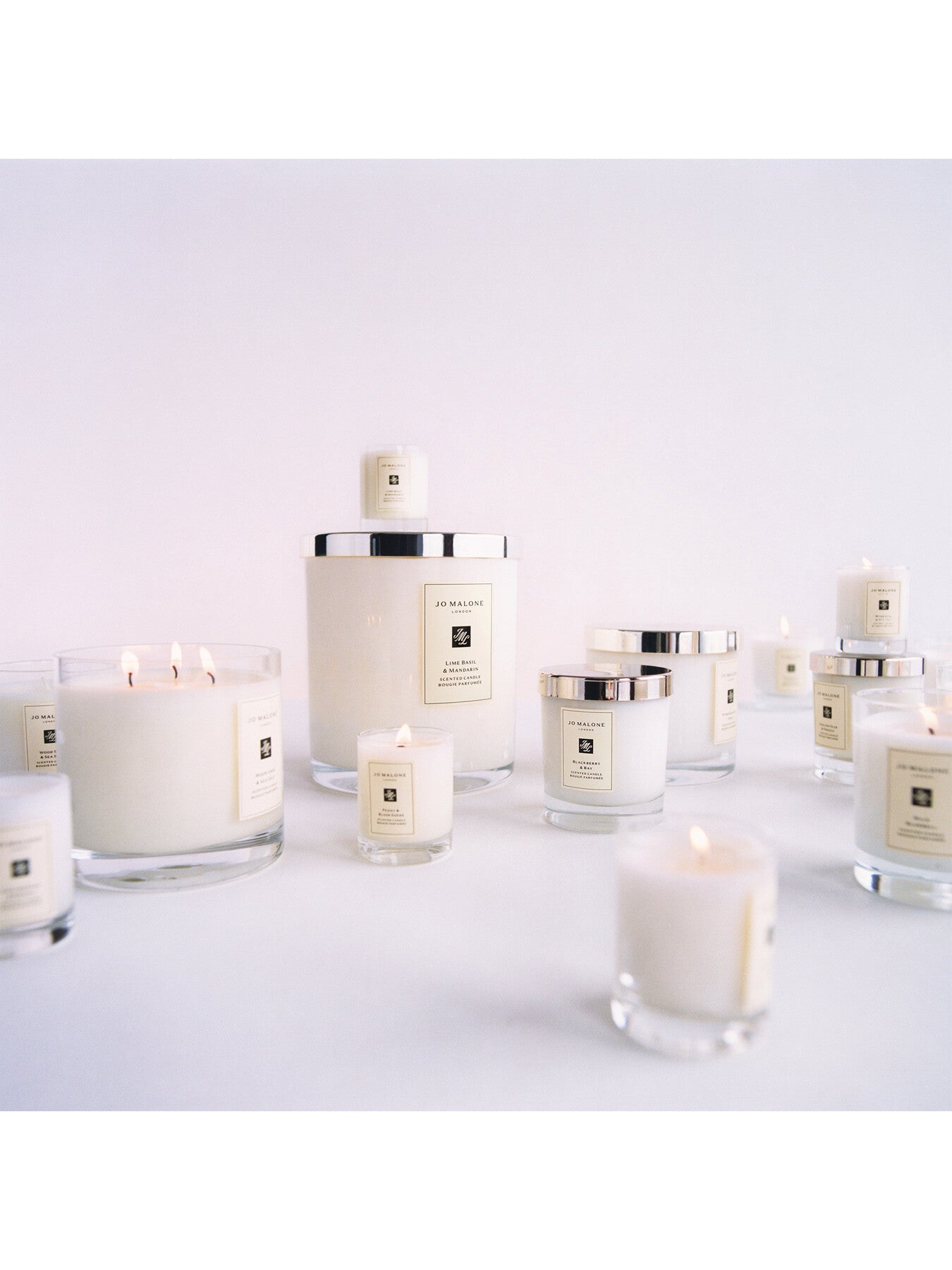 Peony and Blush Suede Travel Candle 65g