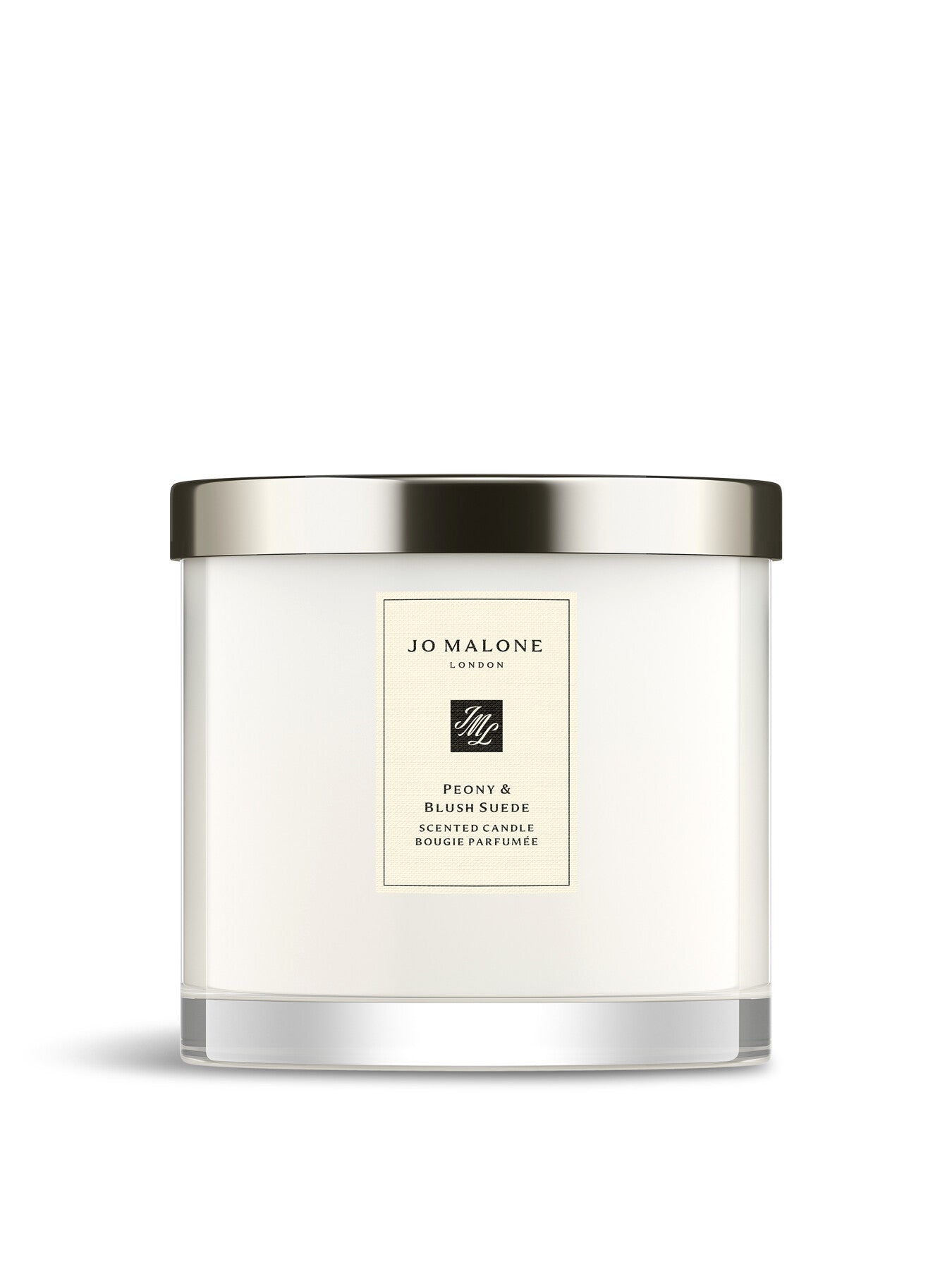 Peony and Blush Suede Deluxe Candle 600g