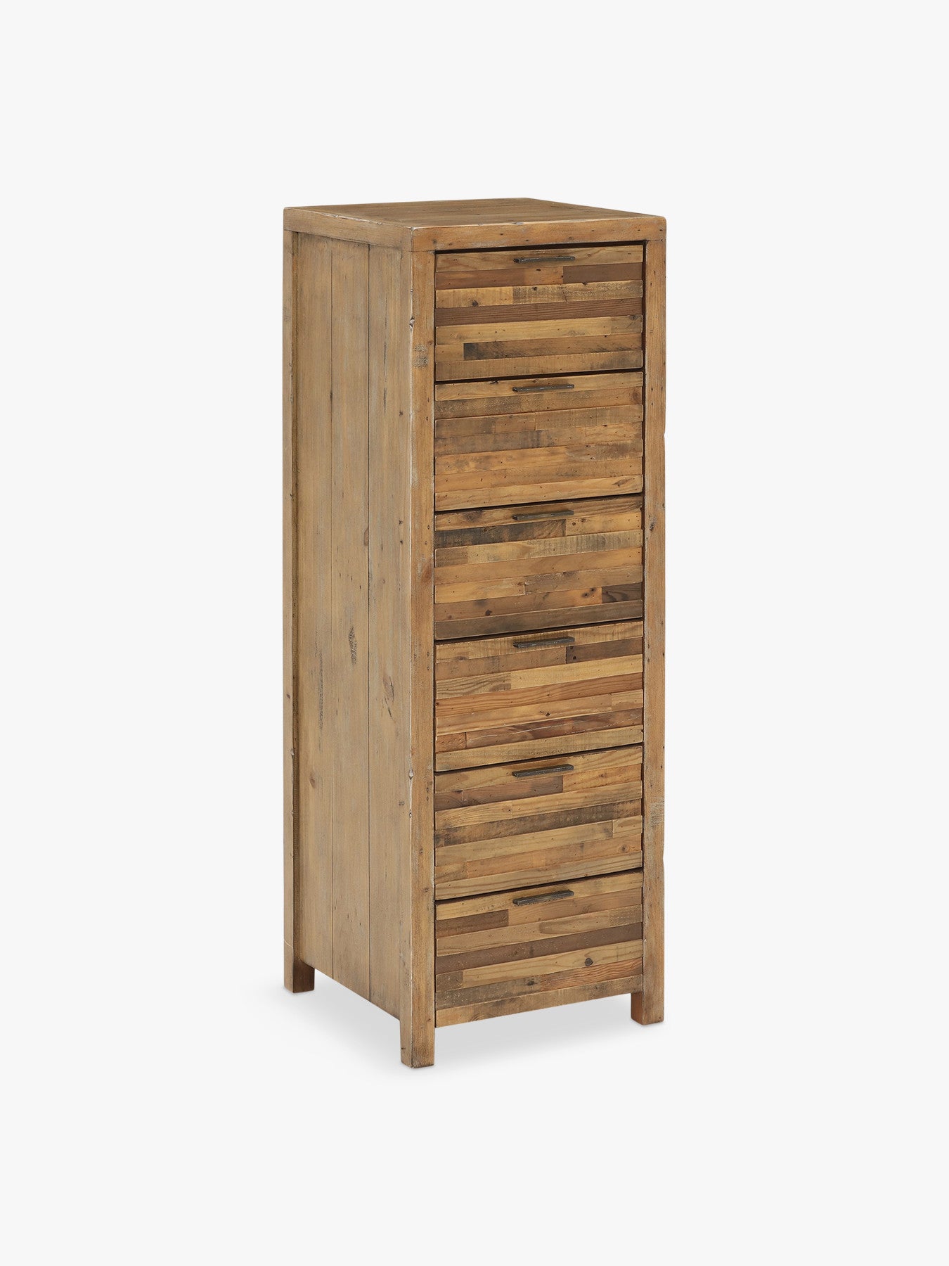 Charlie Reclaimed Wood 6 Drawer Lingerie Tallboy
