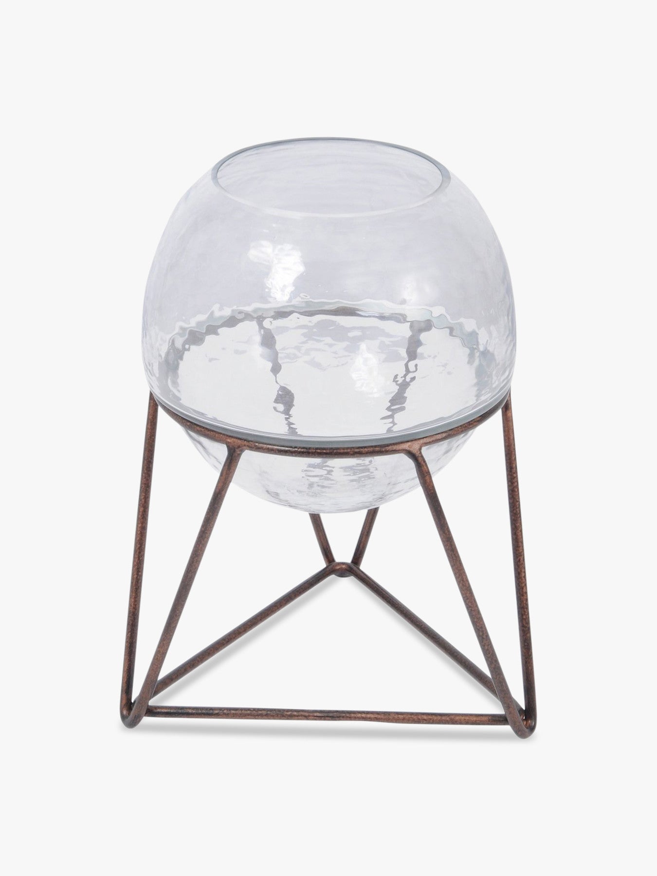 Bersa Small Table Fishbowl Planter with Aged B