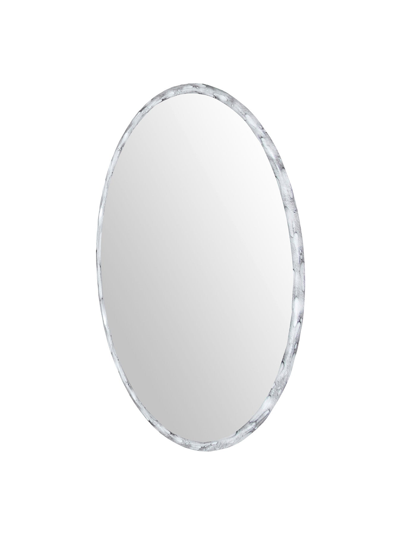 Patterdale Round Mirror White 90cm diameter