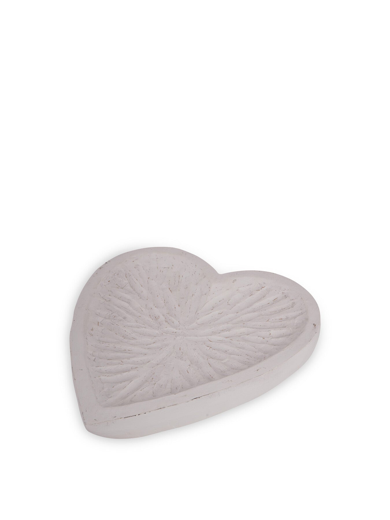 Wooden Carved Heart Bowl