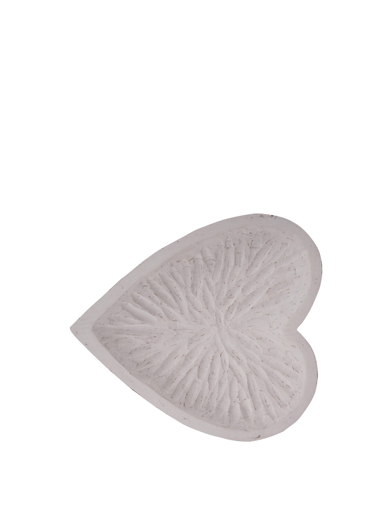 Wooden Carved Heart Bowl