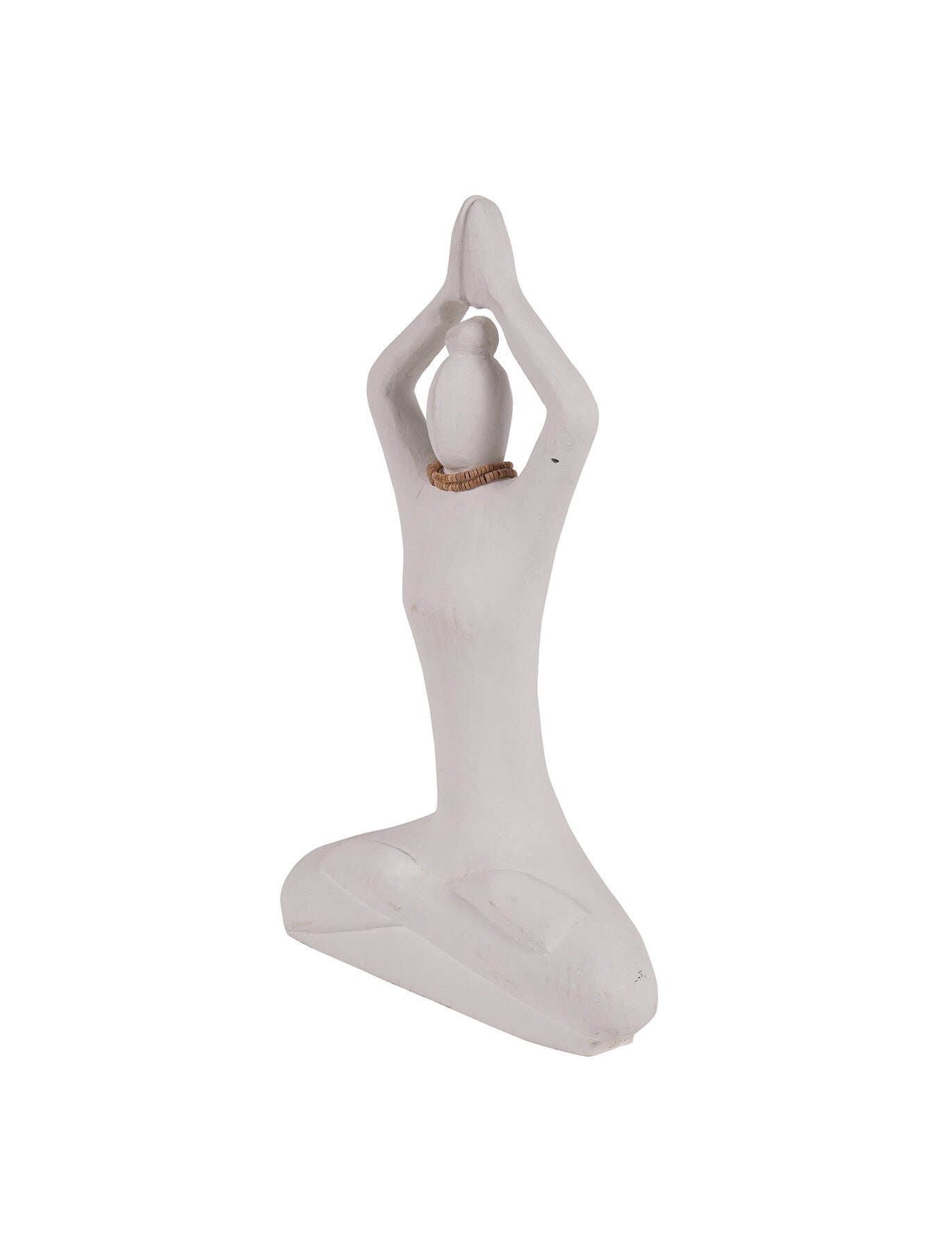 Hand Carved Yoga Lady  Large