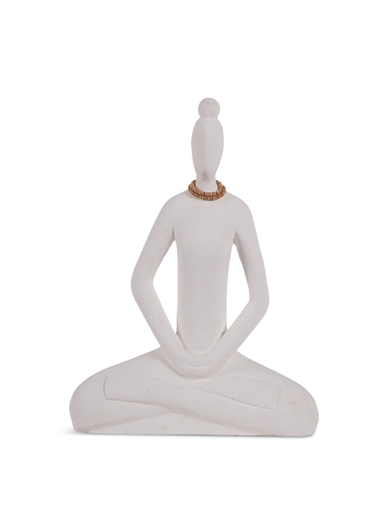Hand Carved  Yoga Lady  Small