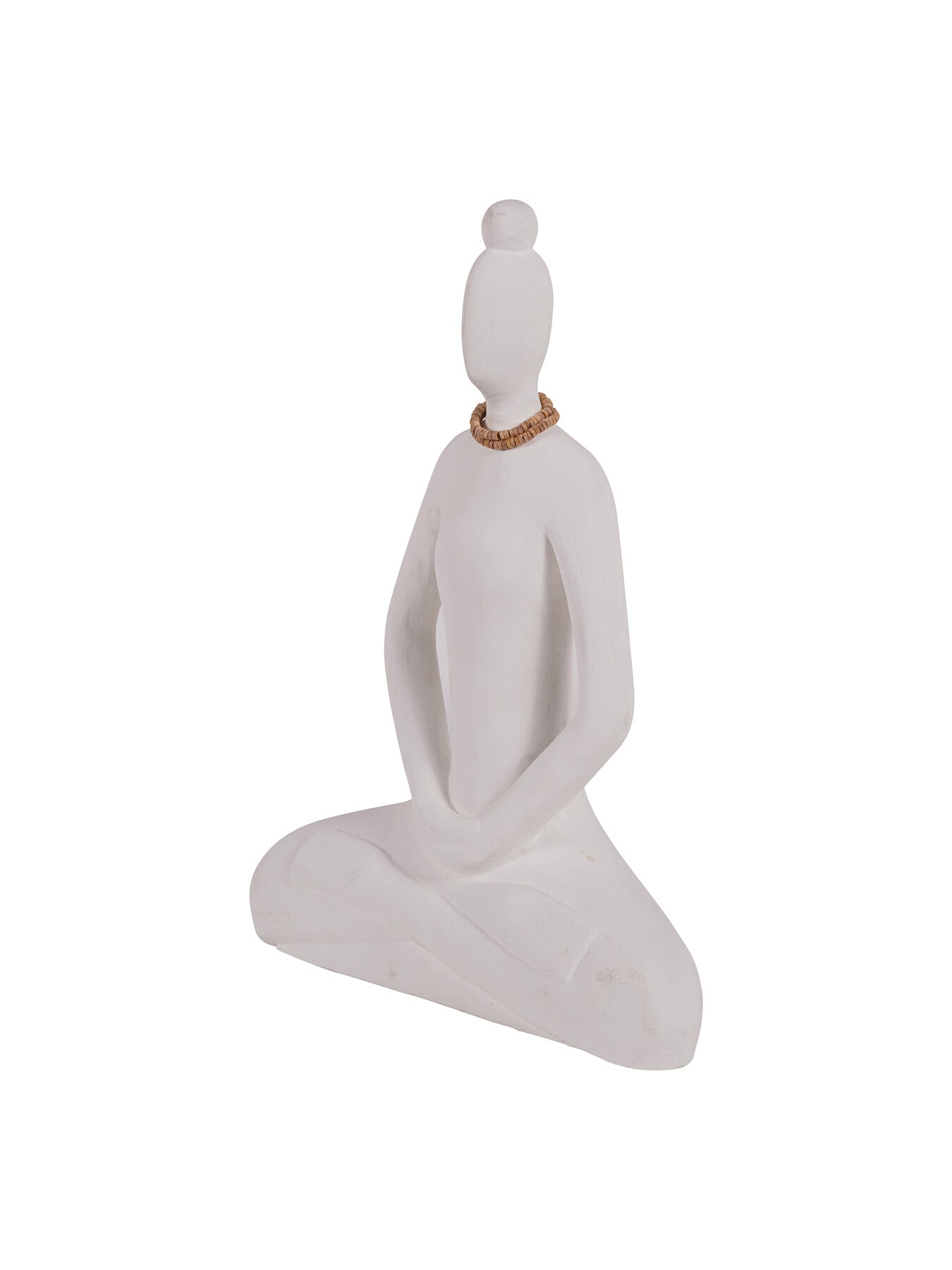 Hand Carved  Yoga Lady  Small