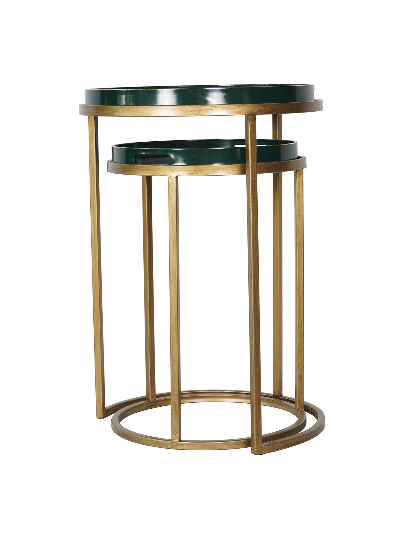 Mathilde Floral Print Set Of 2 Side Tables