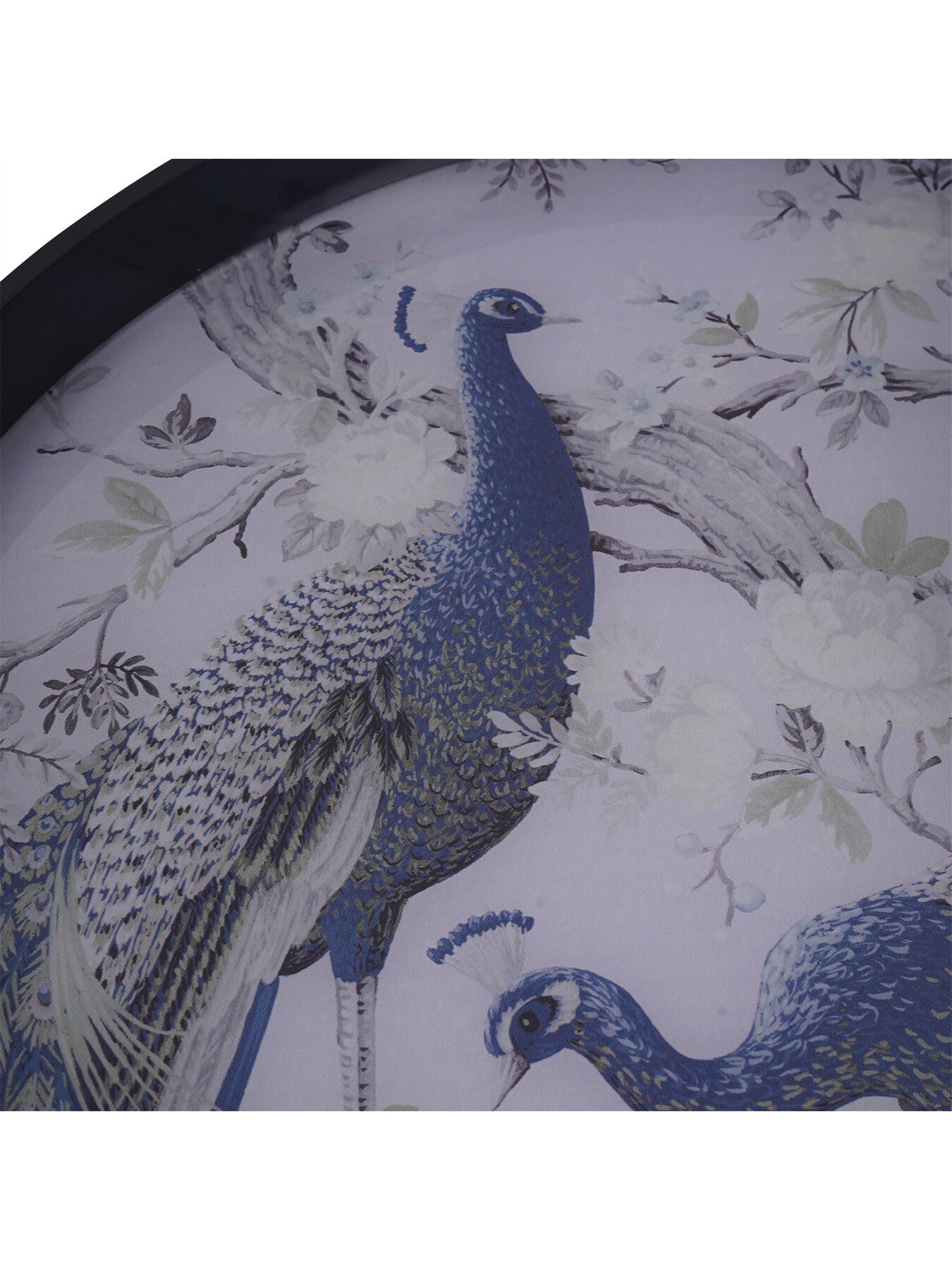 Belvedere Peacock Print Set Of 2 Trays