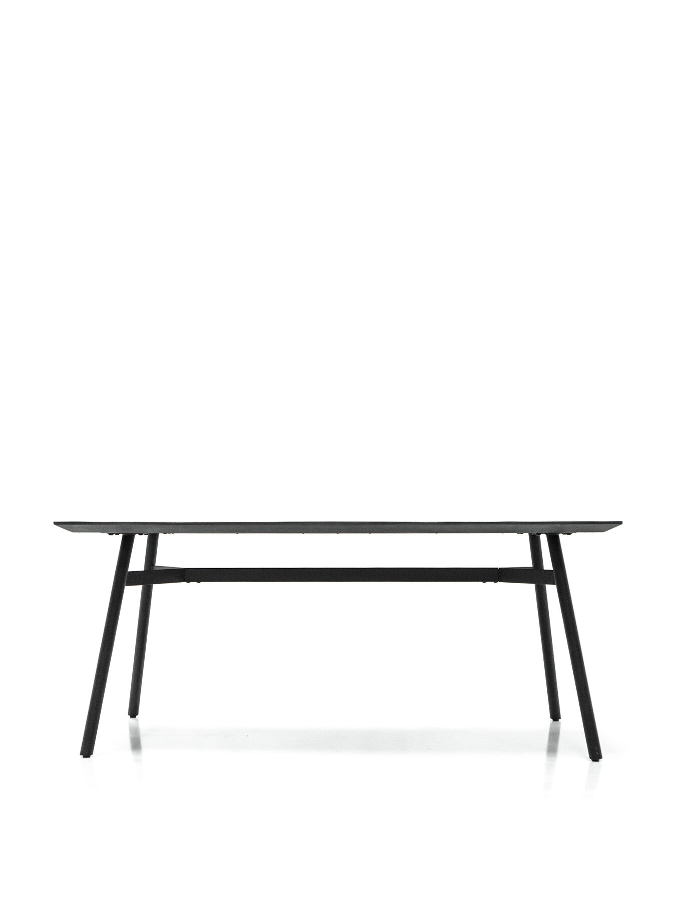 Bronks Black Fixed Dining Table  180cm