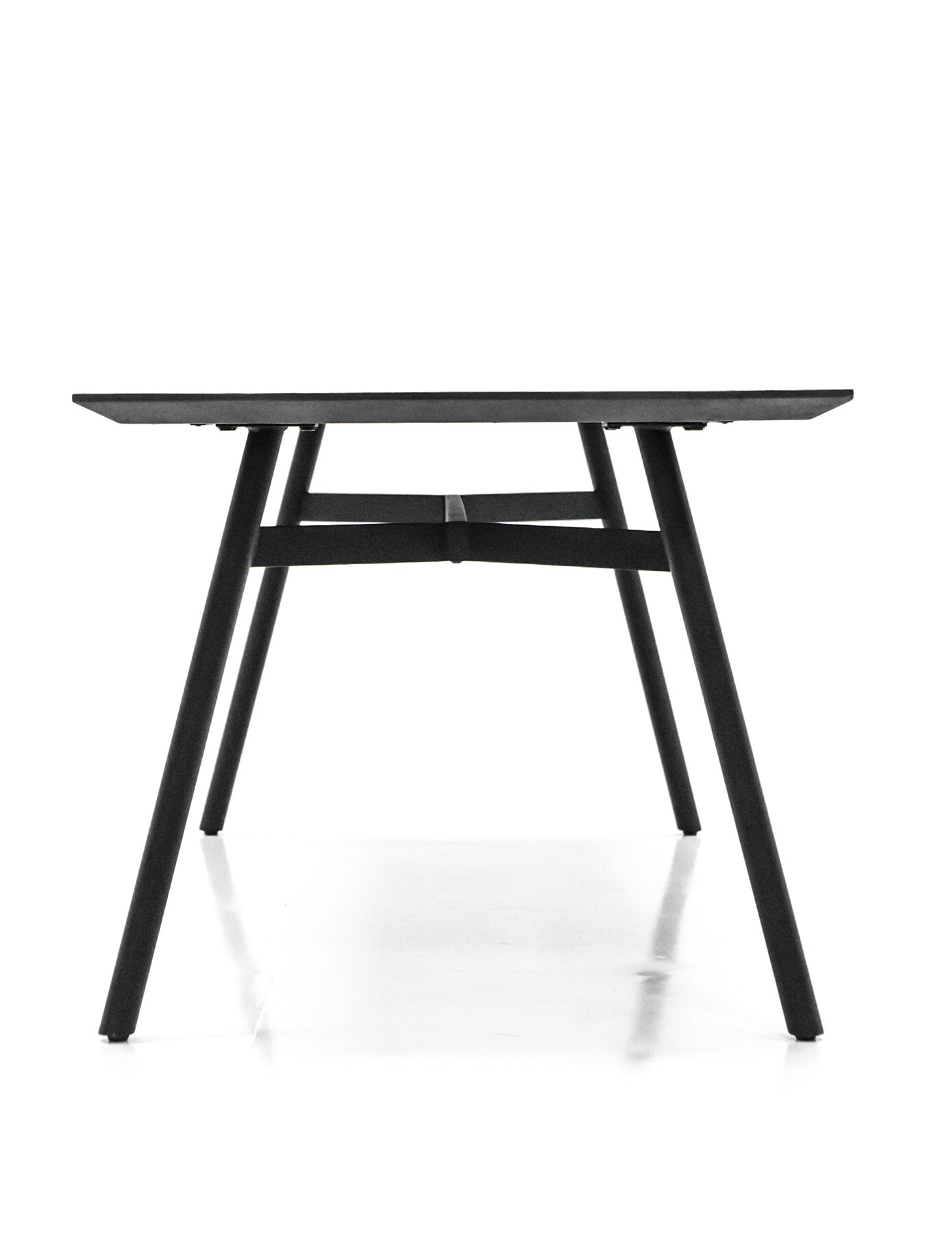 Bronks Black Fixed Dining Table  180cm