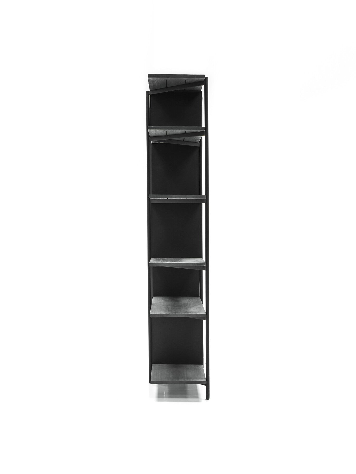Bronks Black Bookcase Shelving Unit