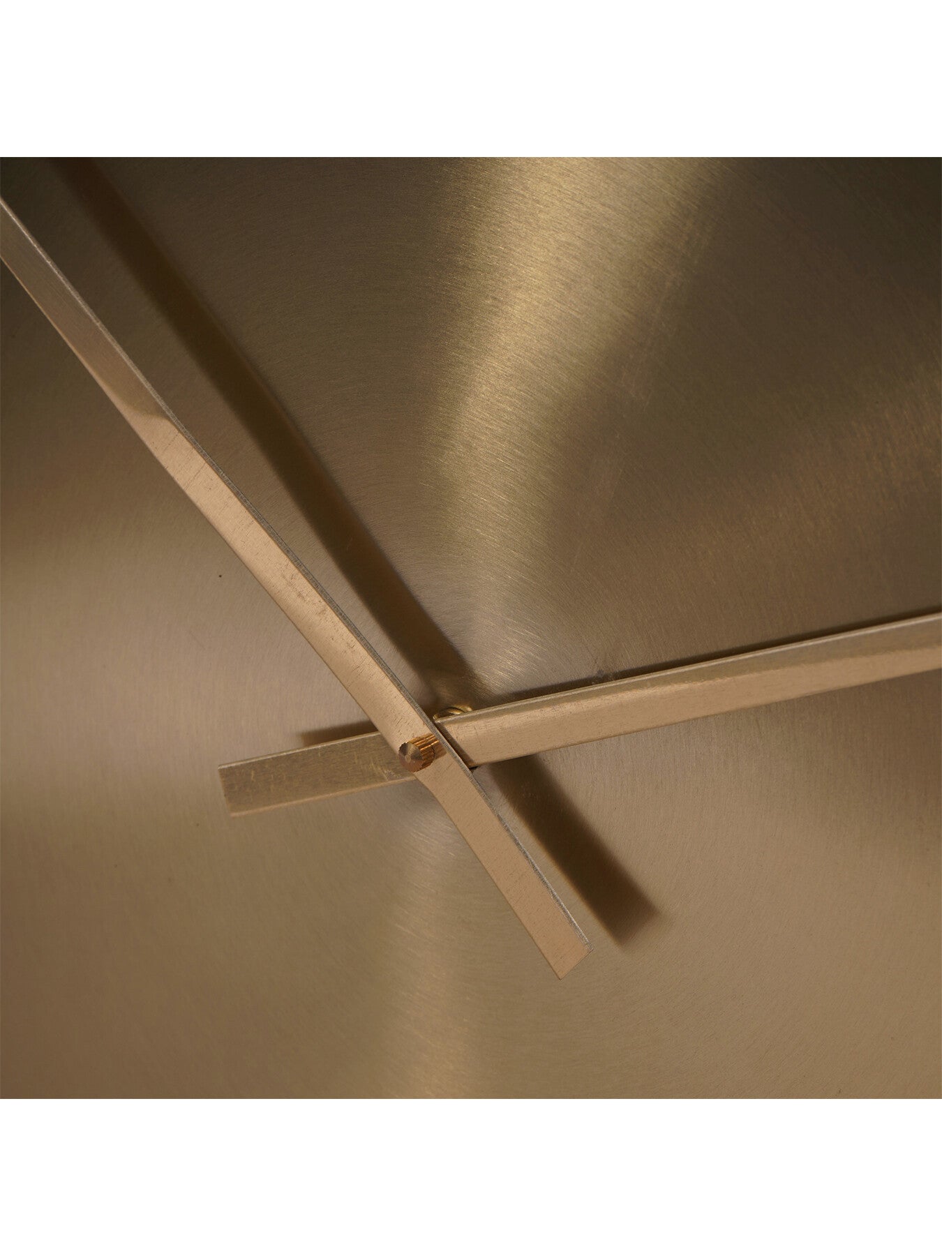 Iron Dial Wall Clock with Wooden Frame S