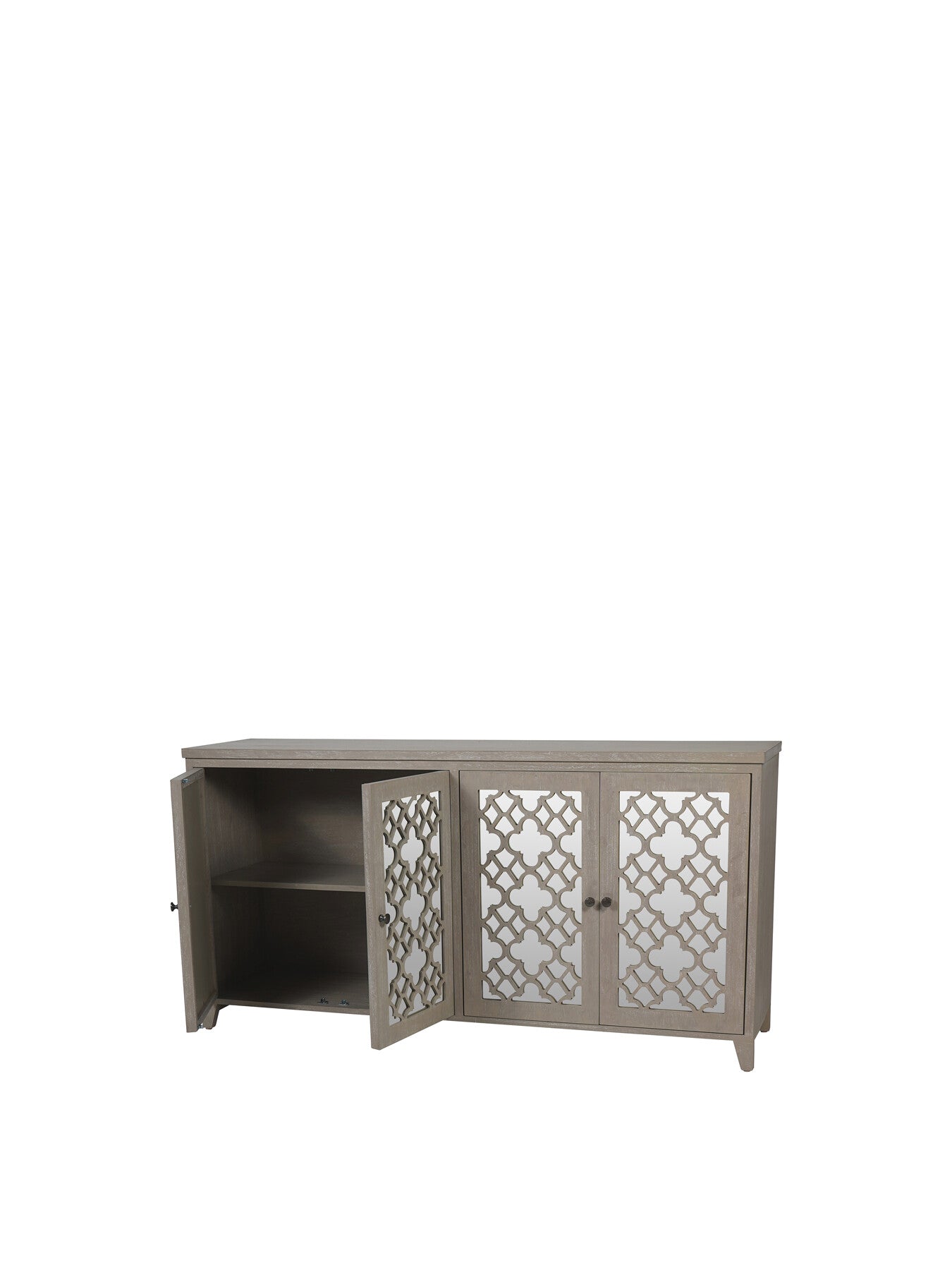 Grey Greystead Wooden Mirrored Sideboard