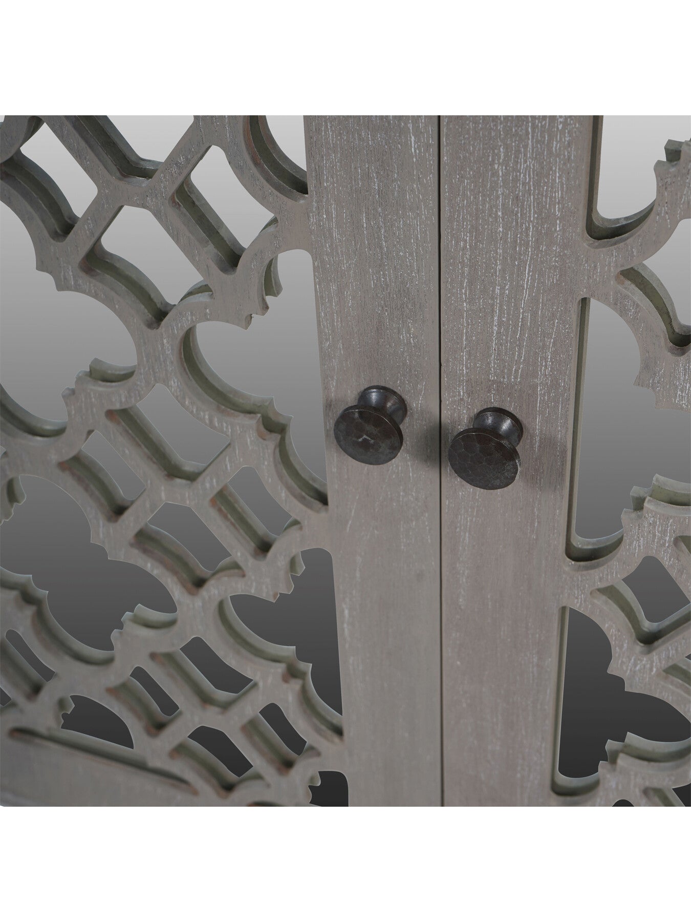 Grey Greystead Wooden Mirrored Sideboard