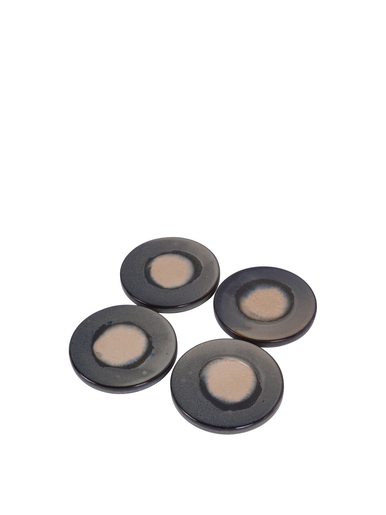 Reactive Glazed Medway Blue Coaster Set of Four