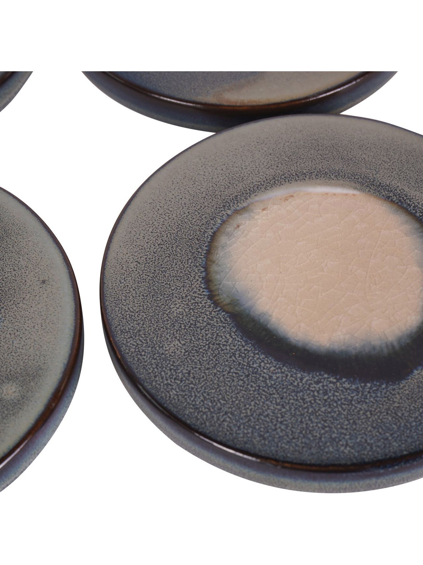 Reactive Glazed Medway Blue Coaster Set of Four