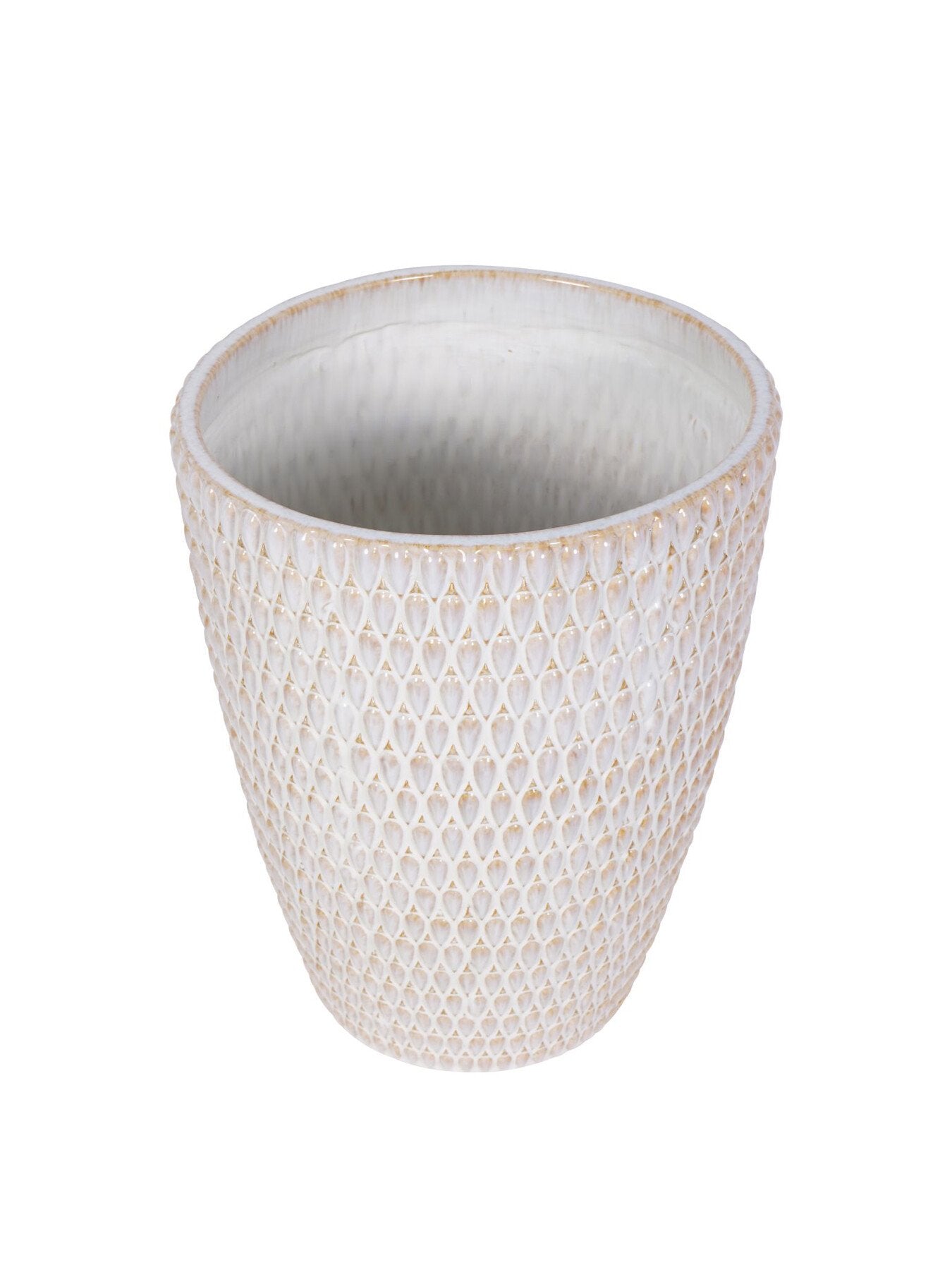 Mediterranean Reactive Glaze Ceramic Planter XL Plante