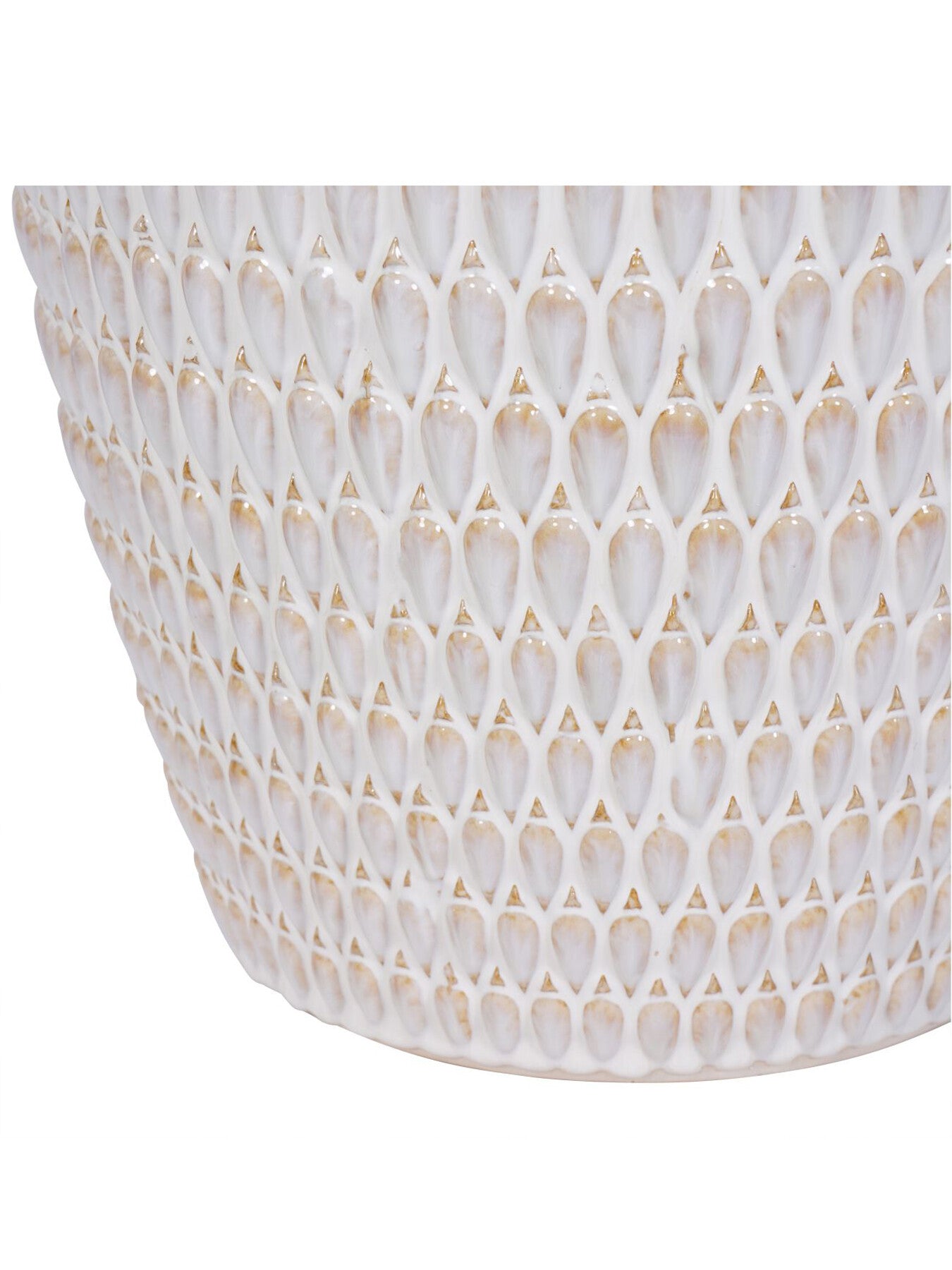 Mediterranean Reactive Glaze Ceramic Planter XL Plante