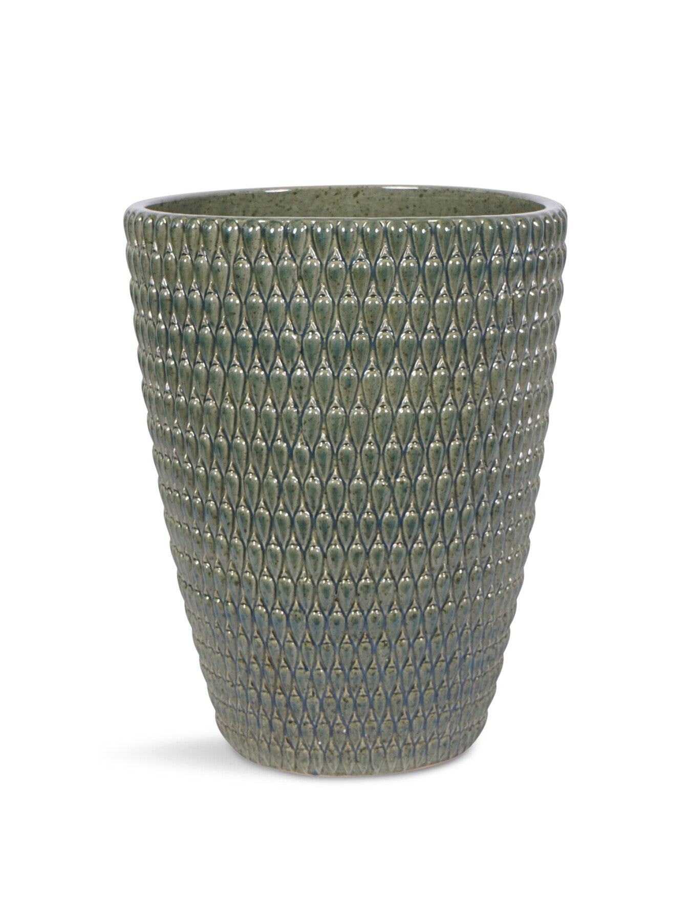 Mediterranean Reactive Glaze Ceramic Planter XL Plante