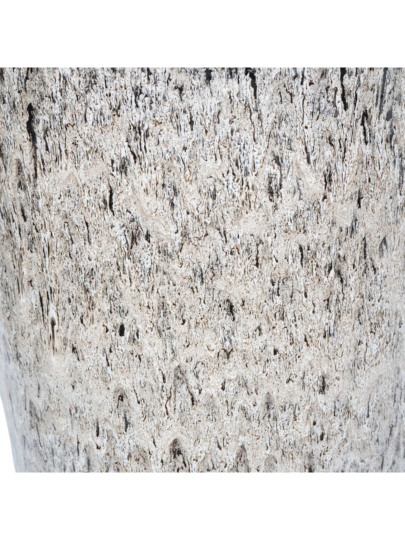 Mederno Reactive Glaze Ceramic XL Tall Planter Taupe