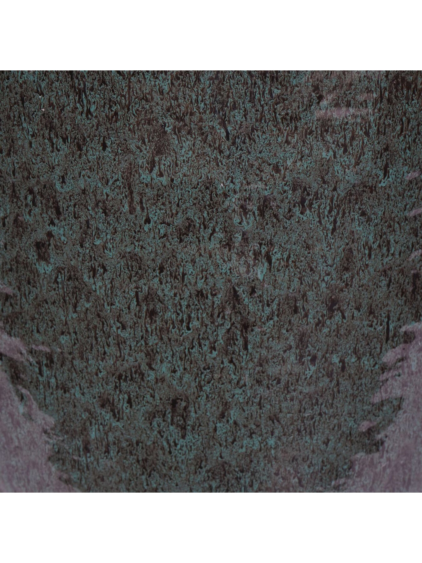 Mederno Reactive Glaze Ceramic XL Tall Planter Green