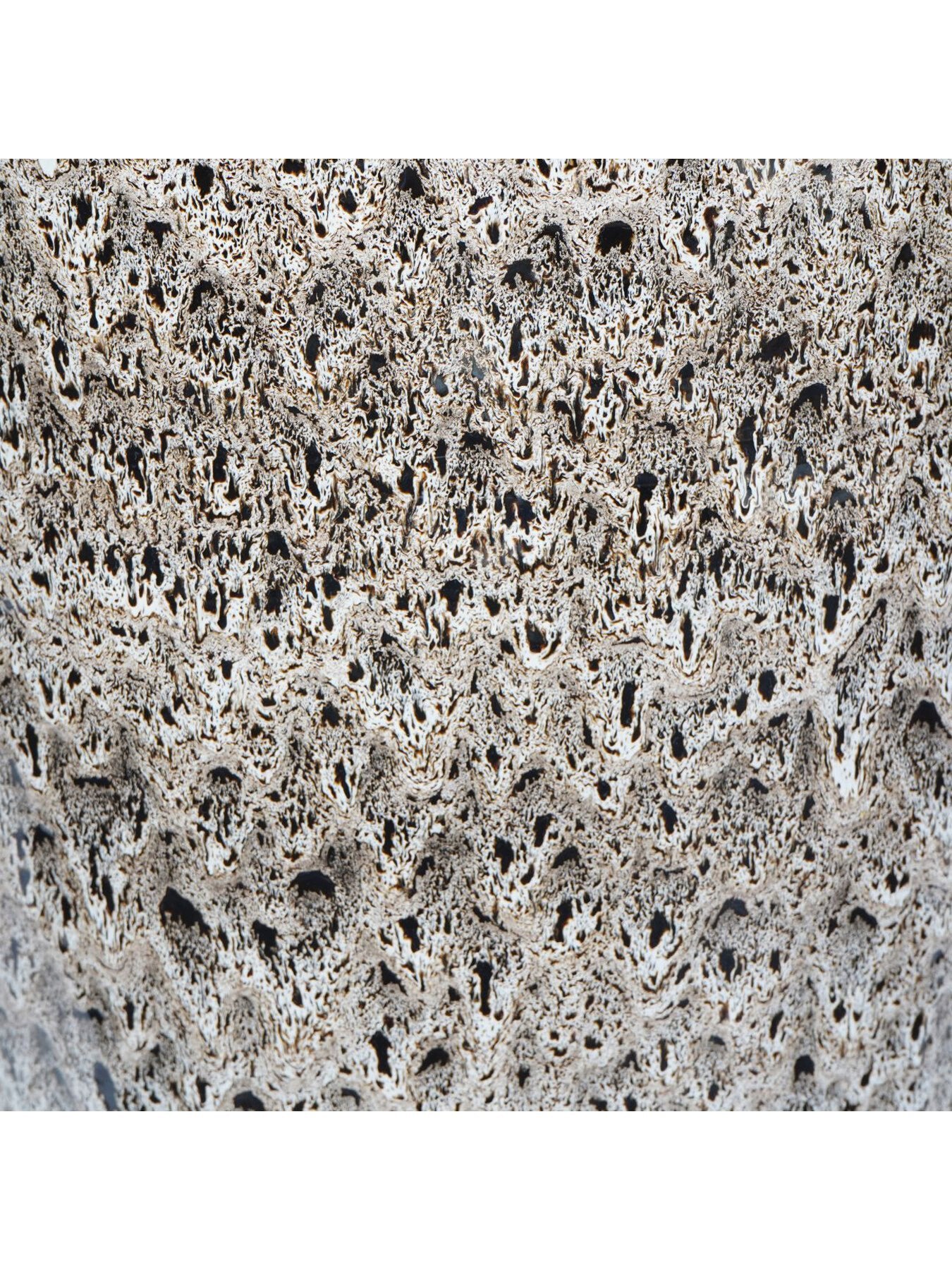 Mederno Reactive Glaze Ceramic Tall Planter Taupe